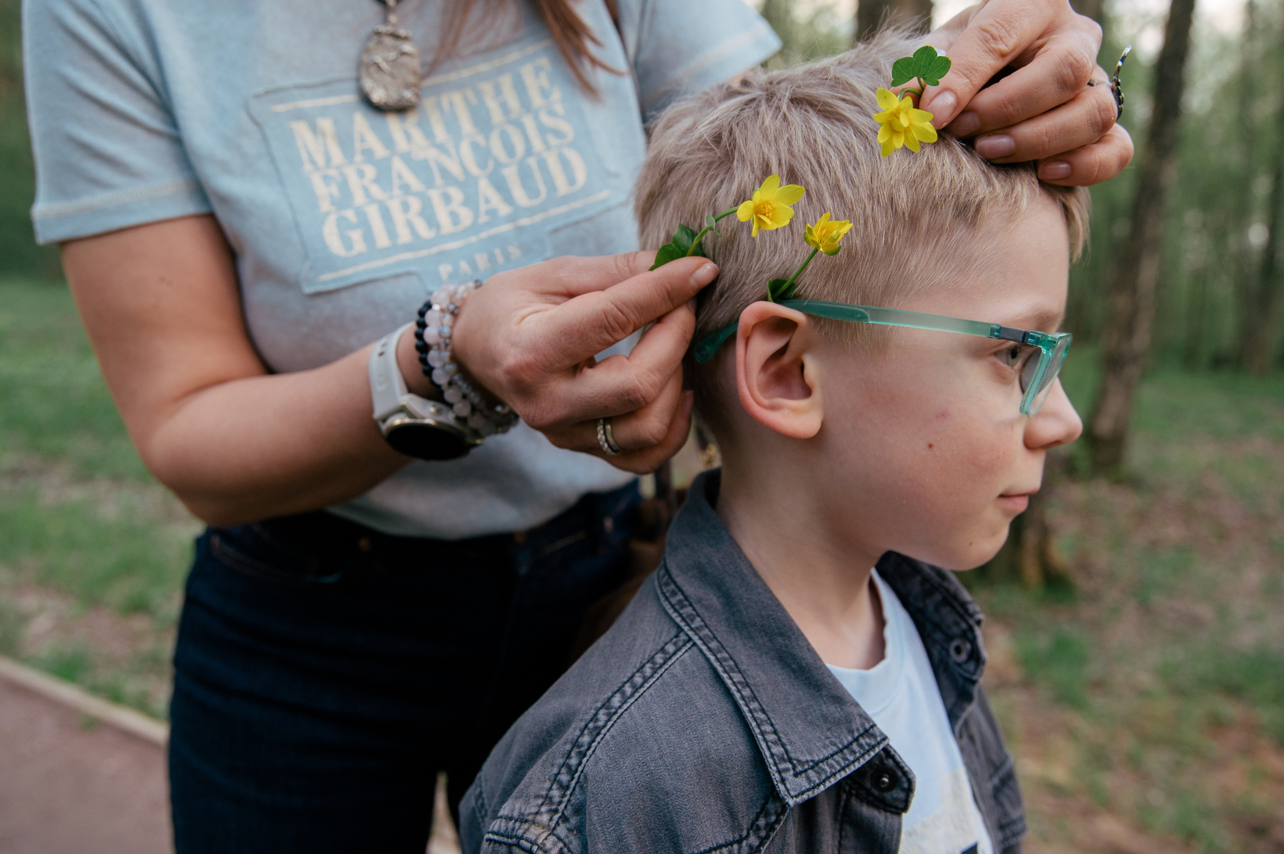 Family. Anna, Sasha, Taya, Tima, Tisha. Art-photographer Ira Wind