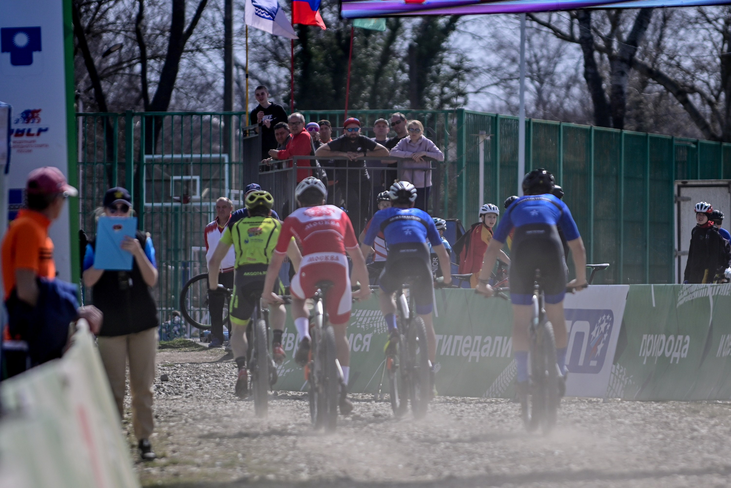 Маунтинбайк, кросс-кантри в Архипо-Осиповке 16 марта 2025. Спортивный фотограф, фотожурналист Павел Ларькин