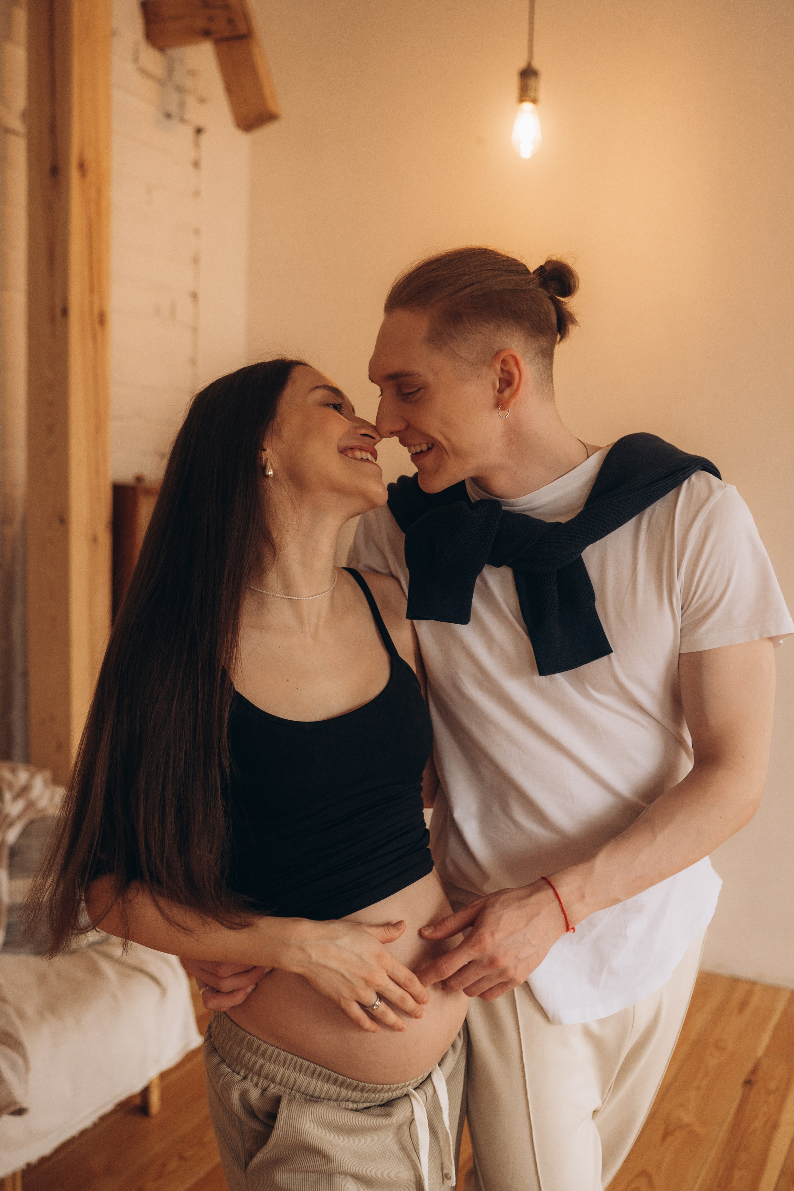 Беременность (студия Дача). Семейный фотограф Тюмень