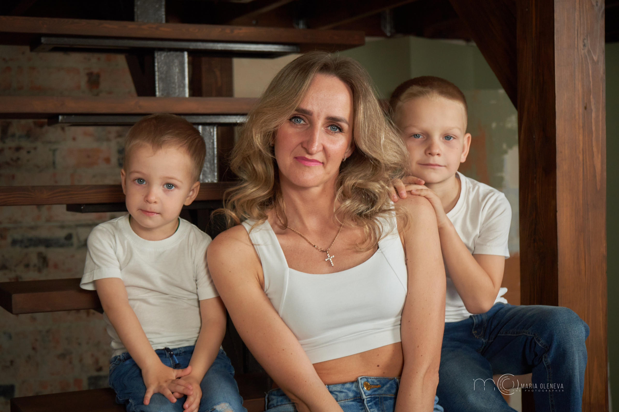 Снежно семейное. Фотограф Мария Оленева