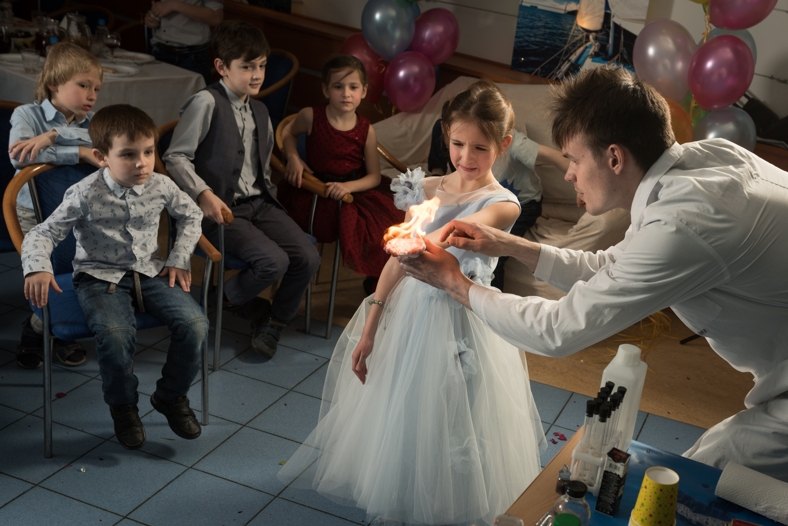 Детский праздник. Фотограф Андрей Зикеев, фотостудия AzArt Studio в Москве