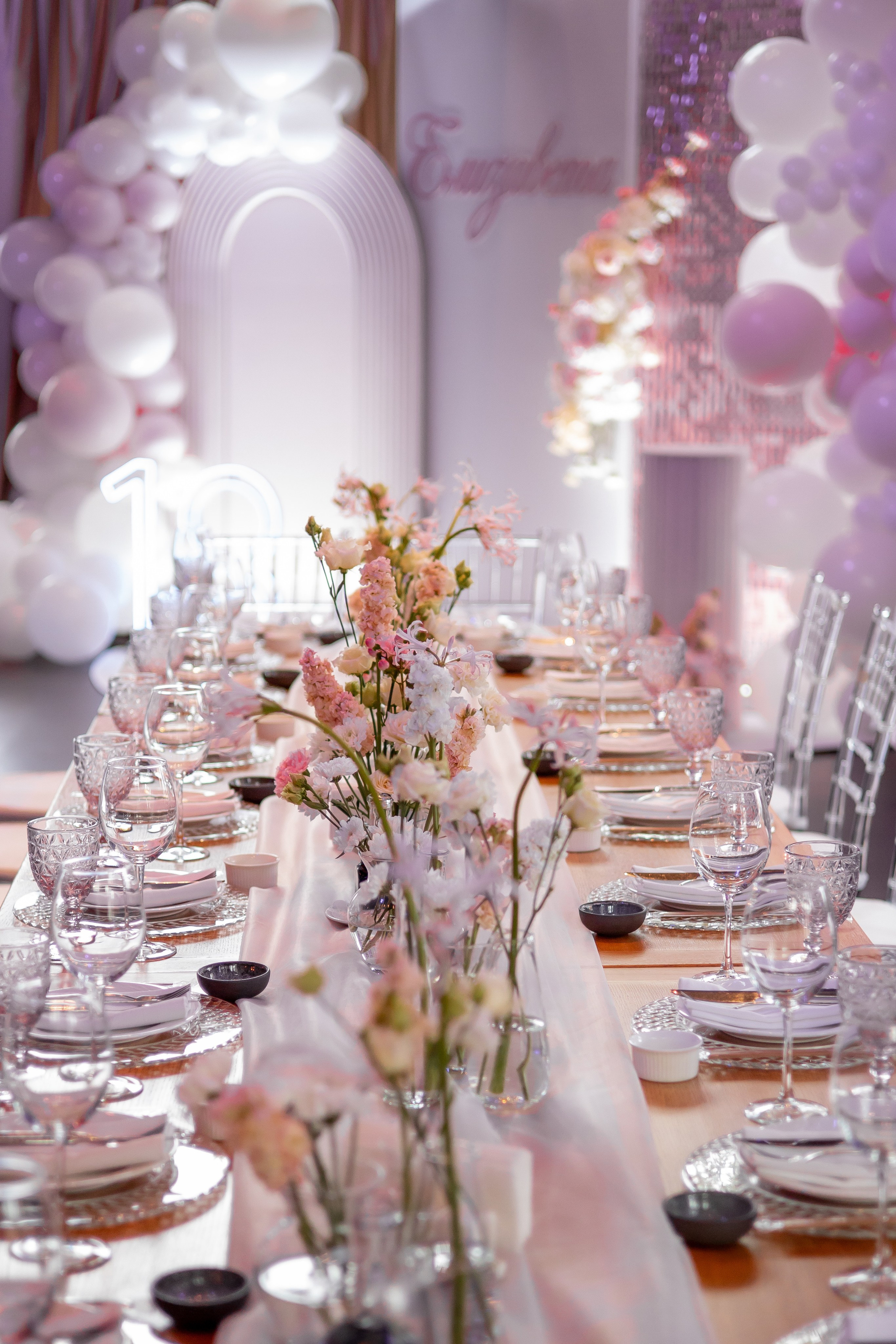 красивый декор на день рождения фотограф