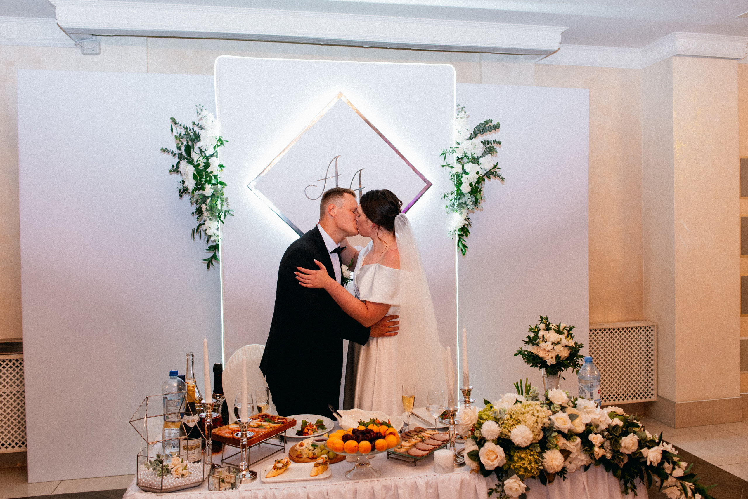 Свадебная съемка (съемка банкета). Свадебный фотограф — фотограф на свадьбу в Воронеже — Свадебное фото