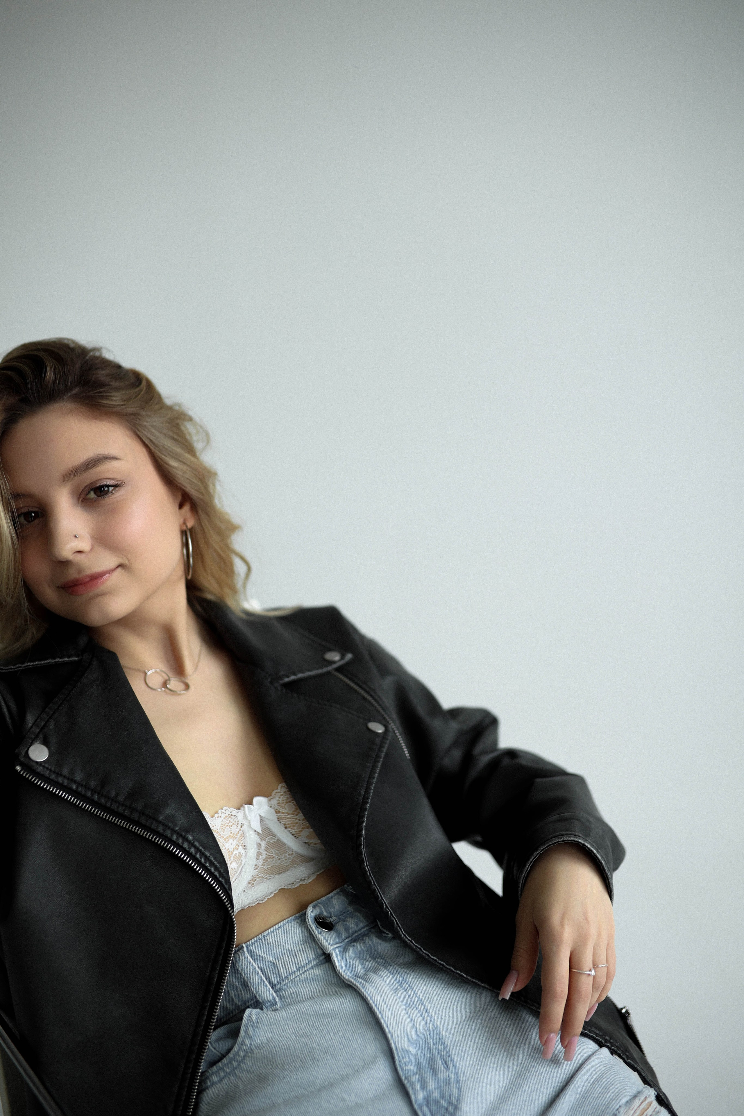 Фотосъемка для Юли в студии. Фотограф Самара Лена Мандарин