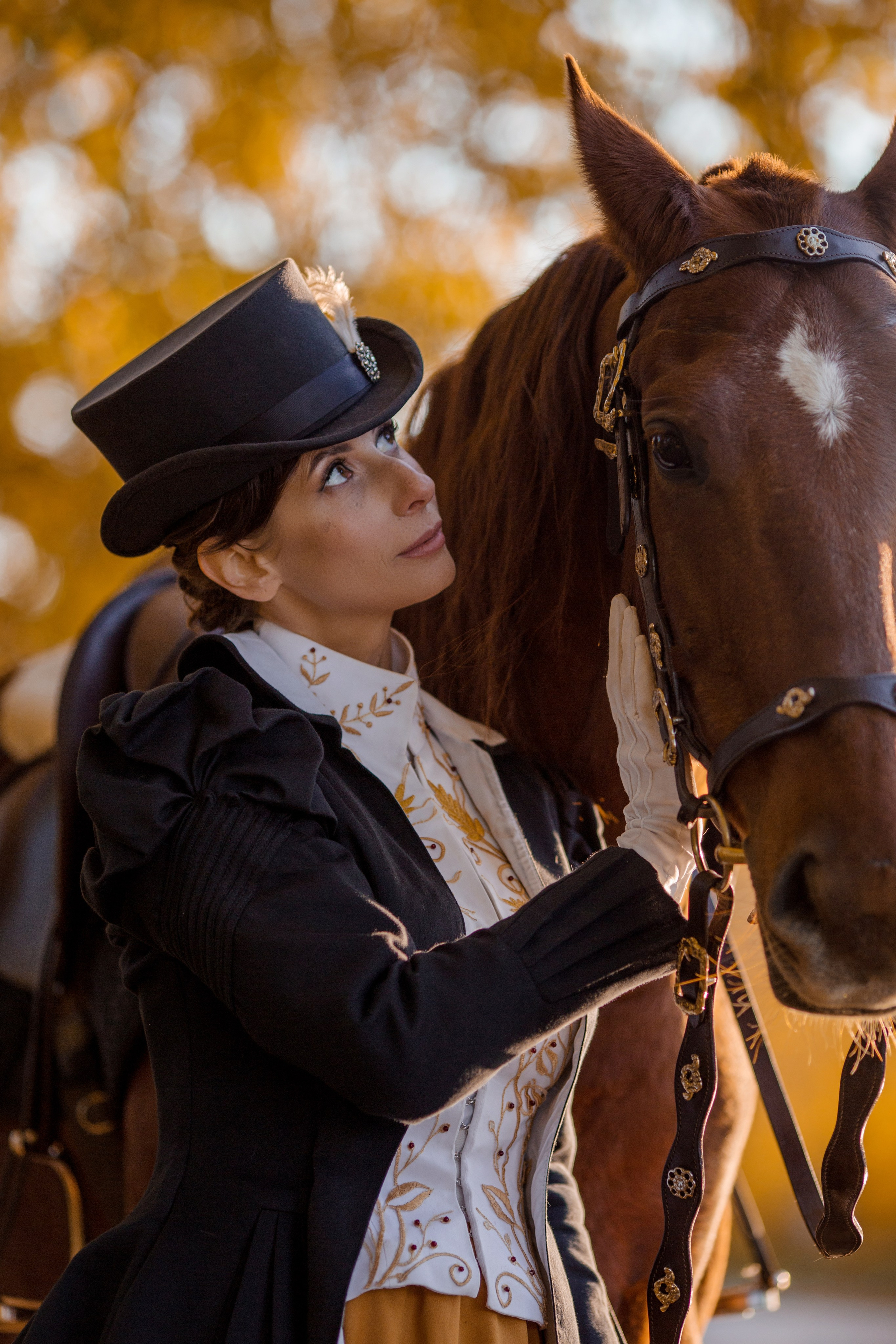 Фотосессия в историческом стиле с борзыми