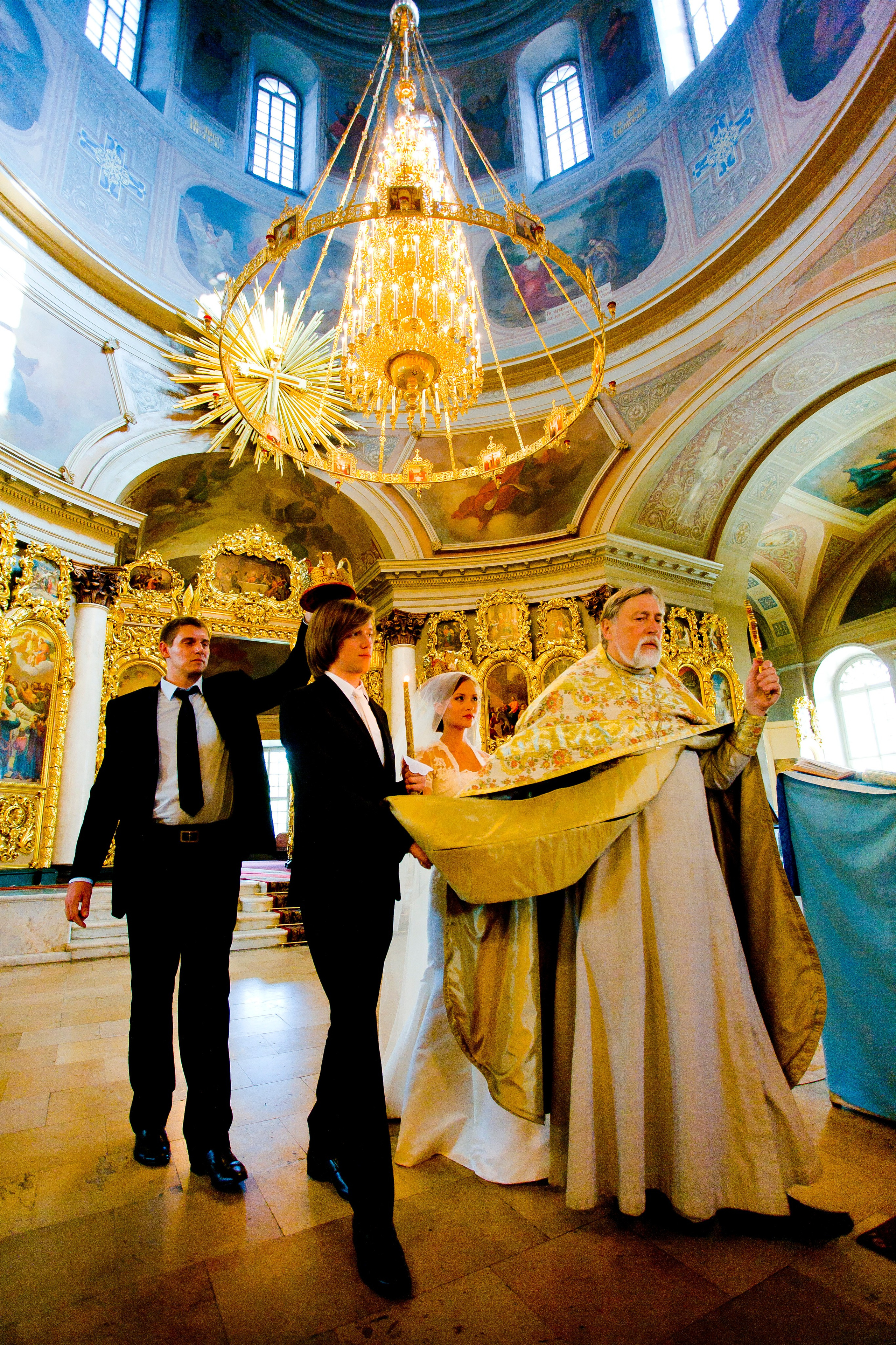 Свадьба Юра и Юля Венчание. Skazka.wfolio.pro