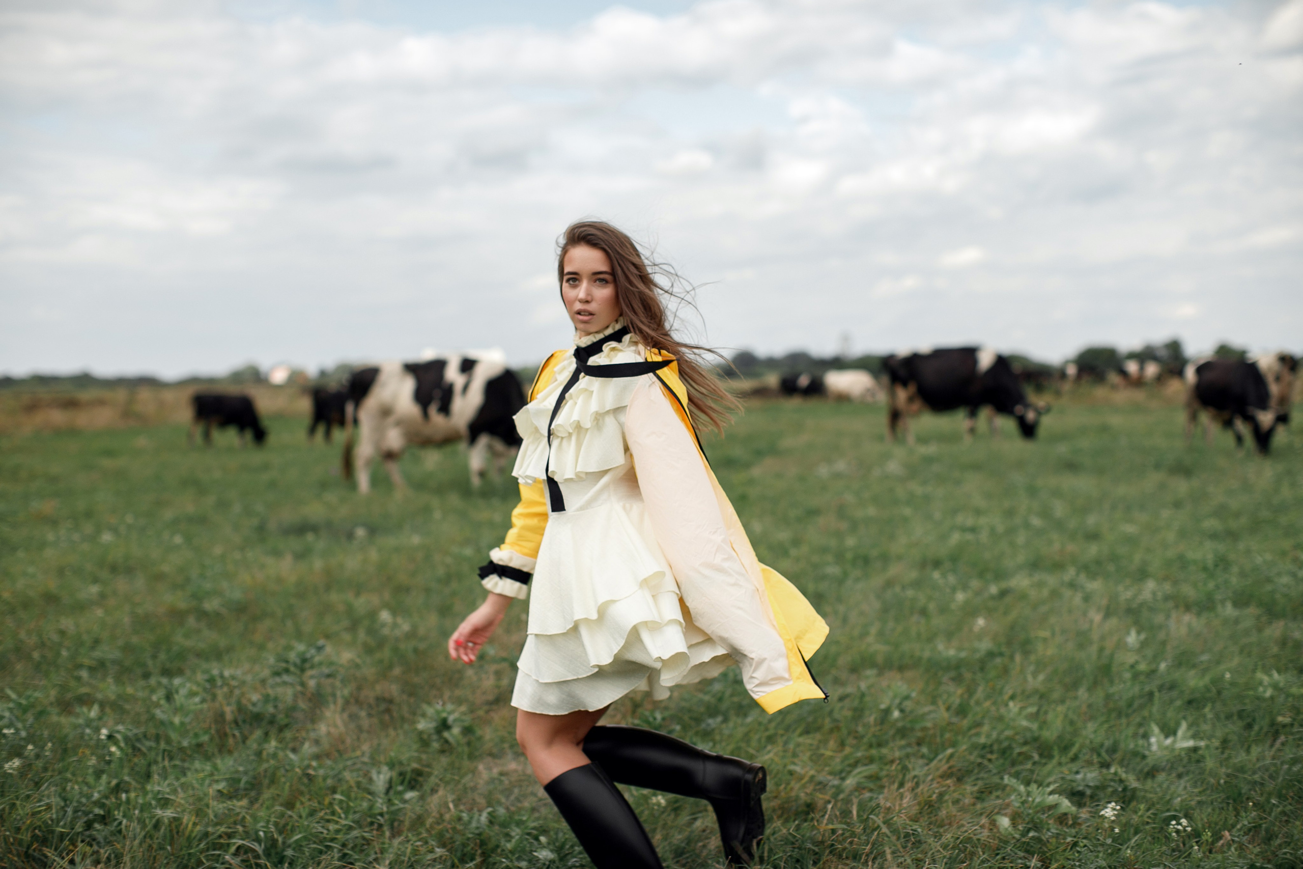 Фотосессия Полины у маяка. Свадебный фотограф Москва