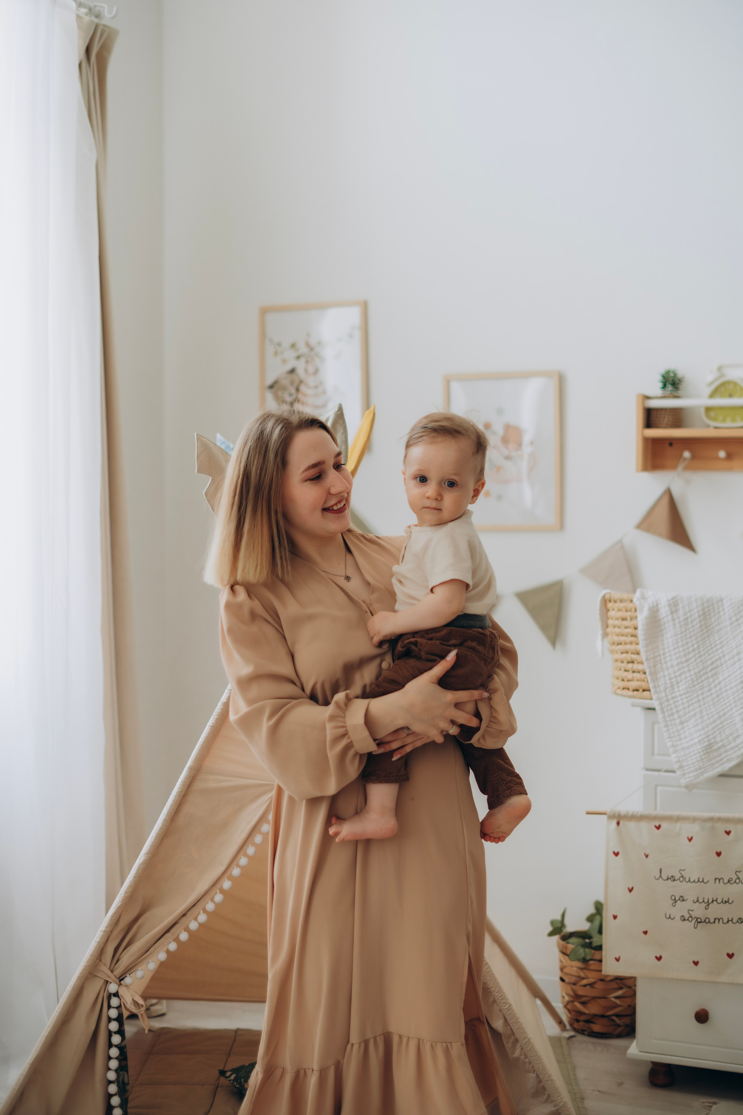 Фотосессия на первый годик. Фотограф Москва Виктория-Антуанетта