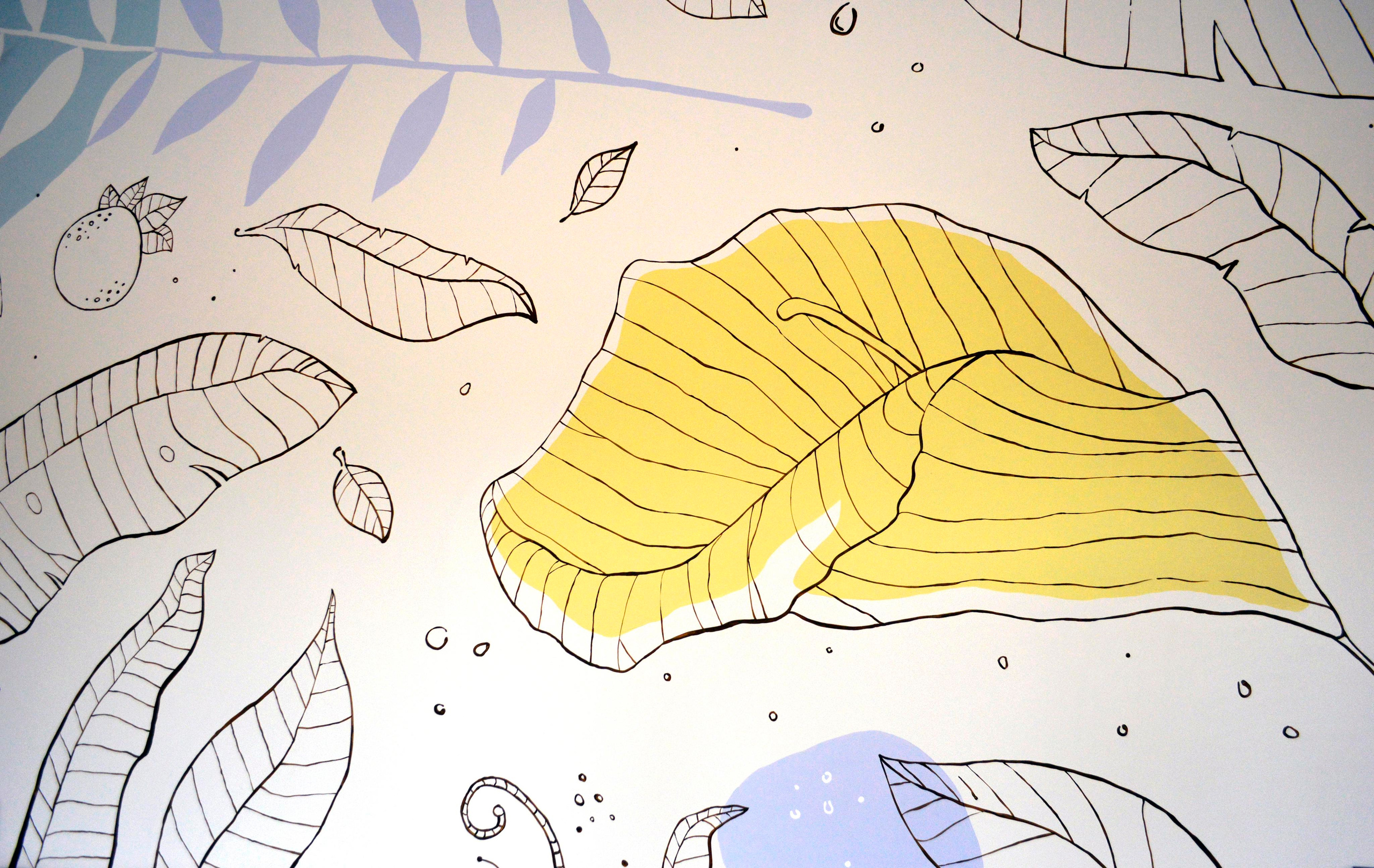 Drawing in the interior. Графический дизайнер и иллюстратор Айрат Давлетшин