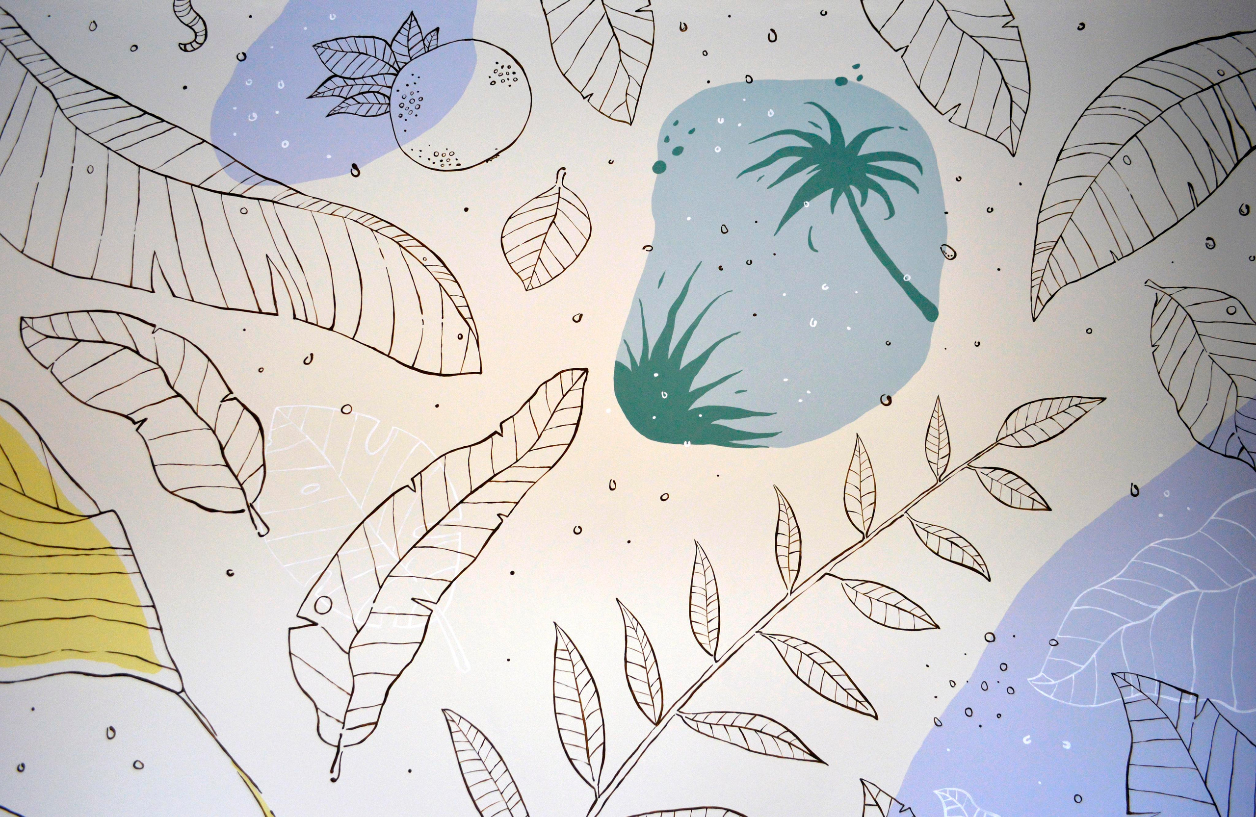 Drawing in the interior. Графический дизайнер и иллюстратор Айрат Давлетшин