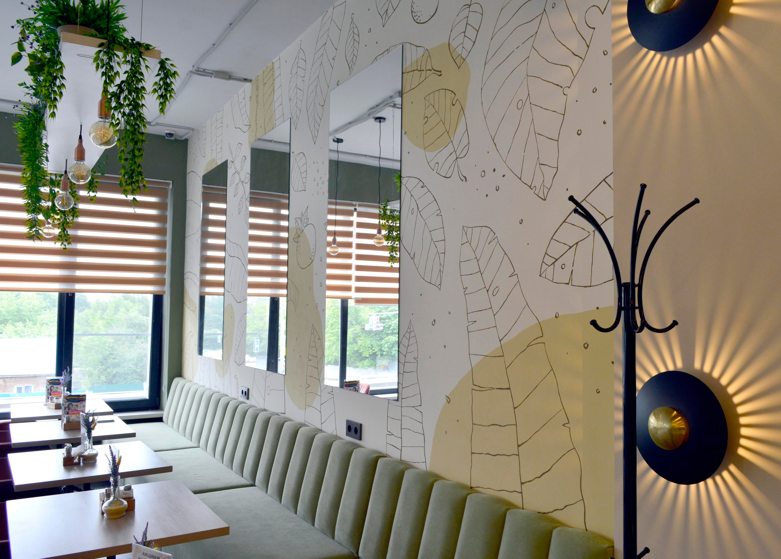 Drawing in the interior. Графический дизайнер и иллюстратор Айрат Давлетшин