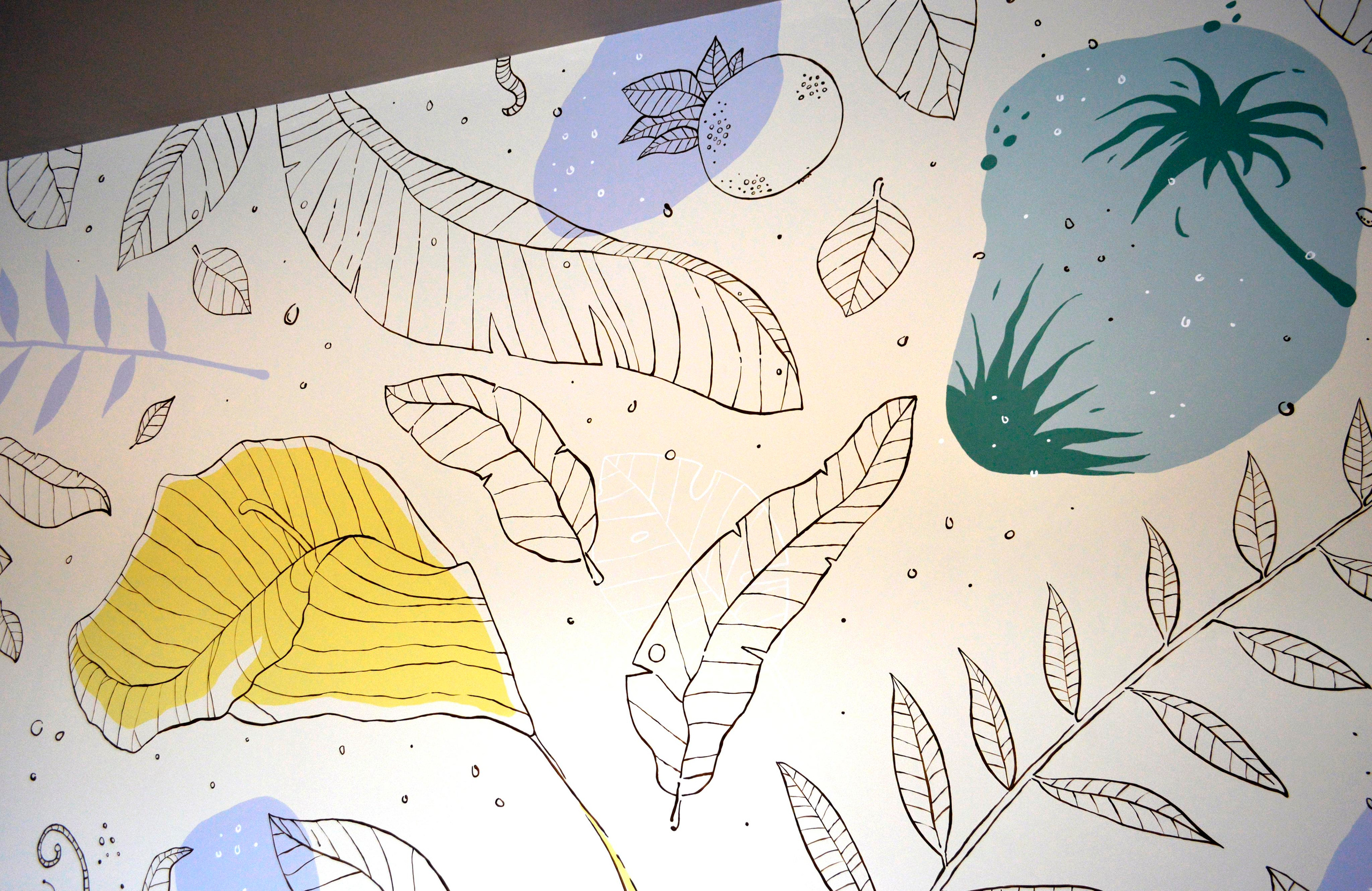 Drawing in the interior. Графический дизайнер и иллюстратор Айрат Давлетшин