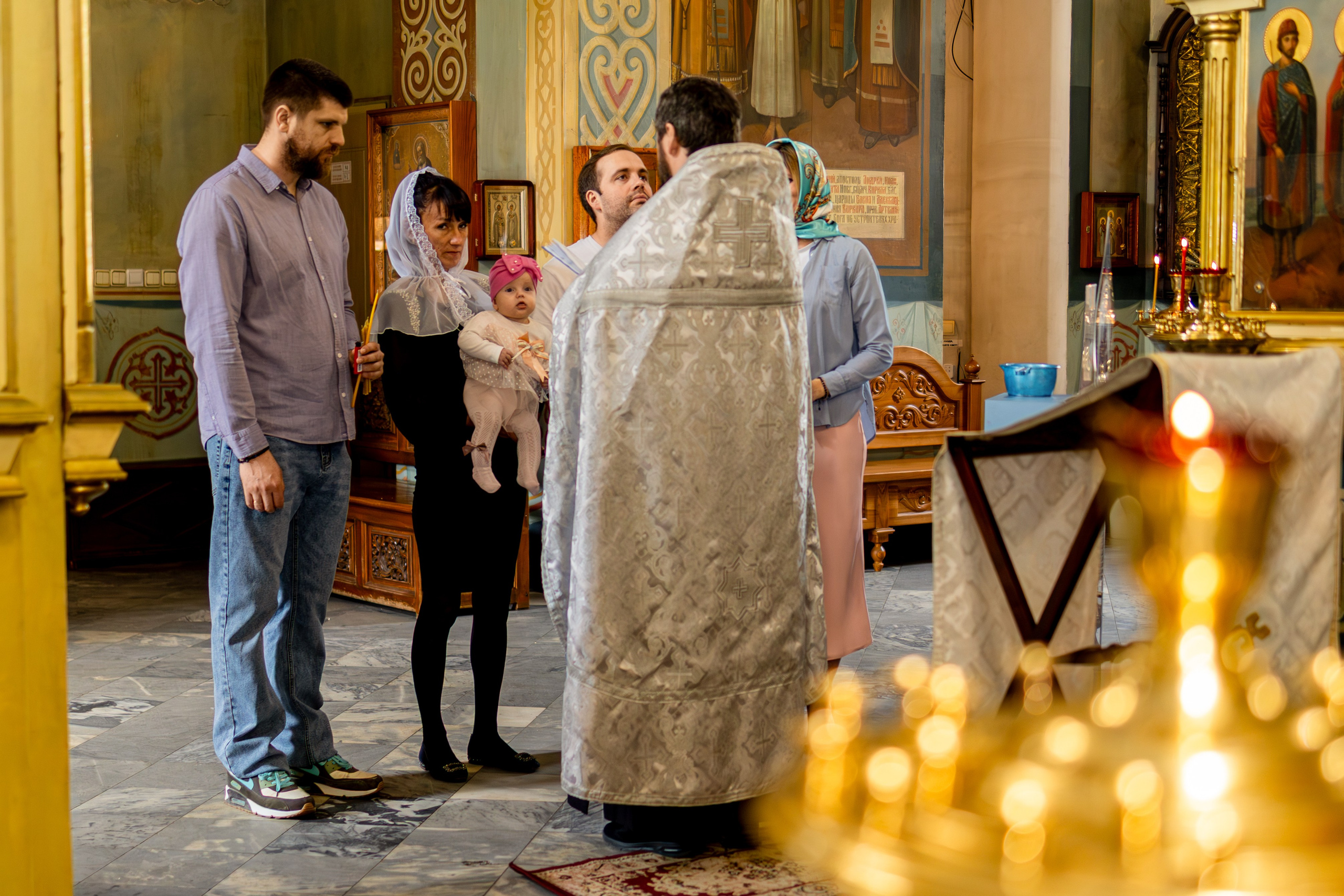 Крещение Ника. Фотограф Виктория Кравец