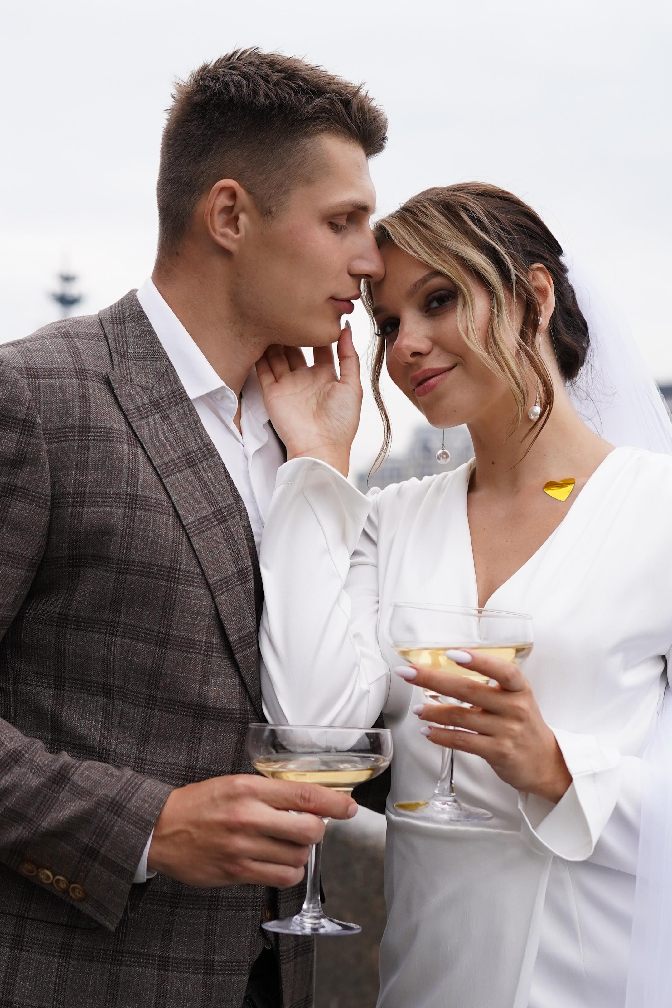 Камерная свадьба-прогулка в городе. Семейный фотограф в Москве Галина Гончар