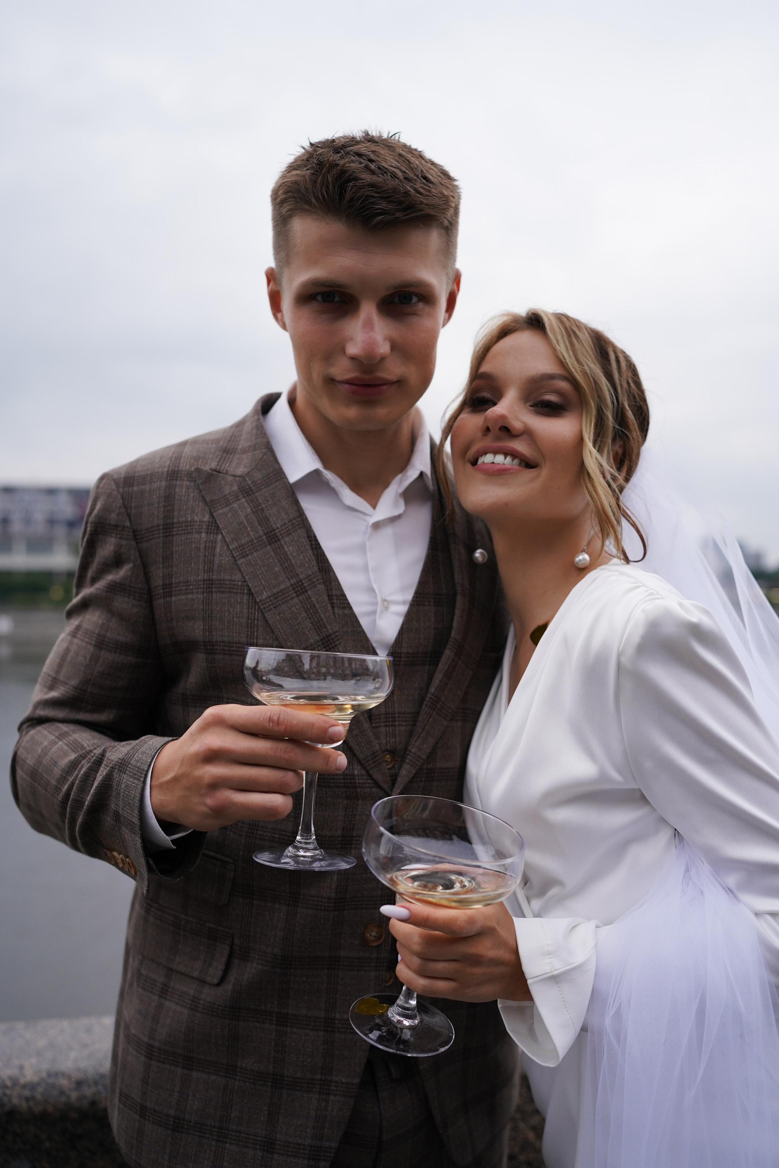 Камерная свадьба-прогулка в городе. Семейный фотограф в Москве Галина Гончар