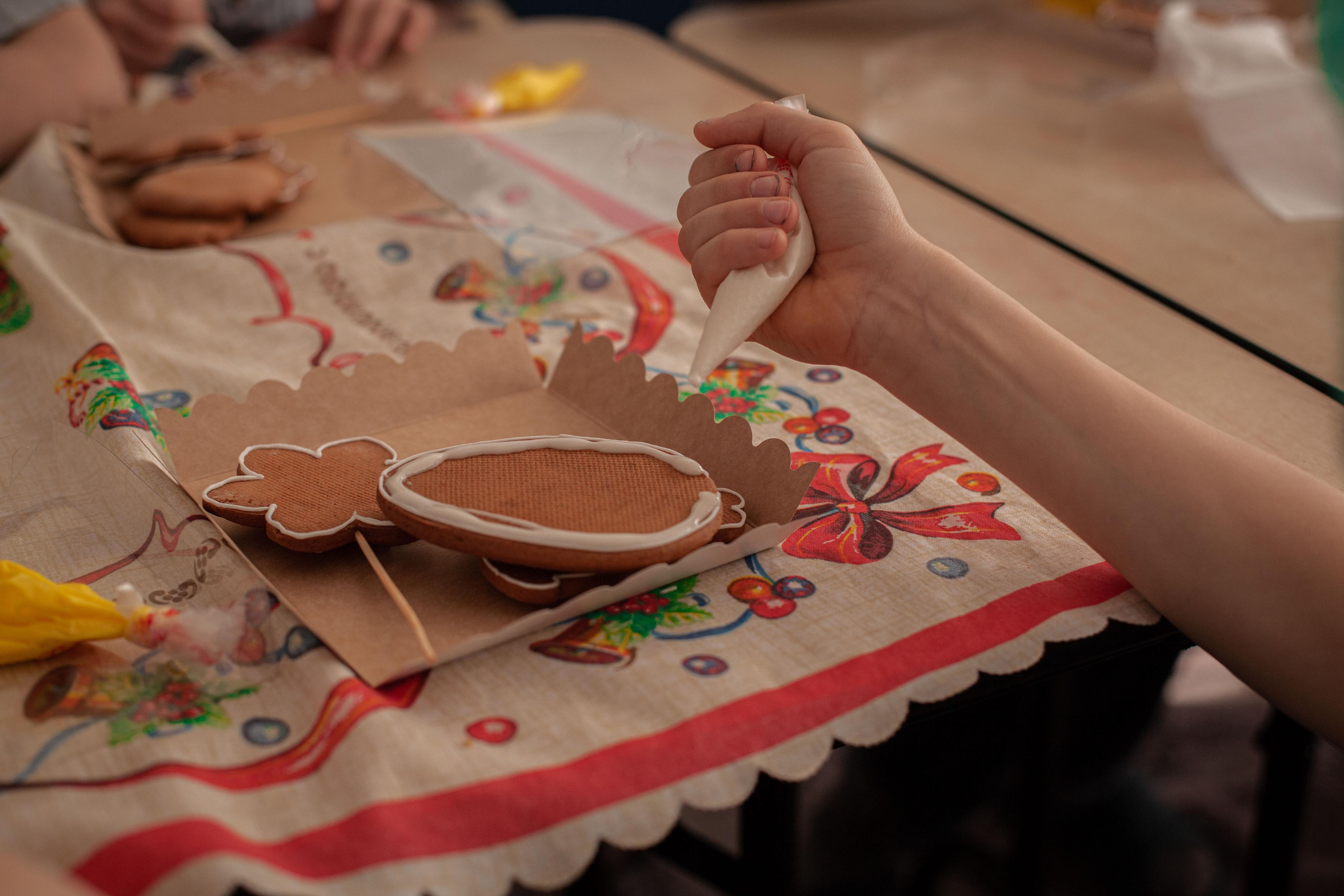 МК по росписи пряников в детском центре. Семейный и детский фотограф во Всеволосжке Людмила Квасова