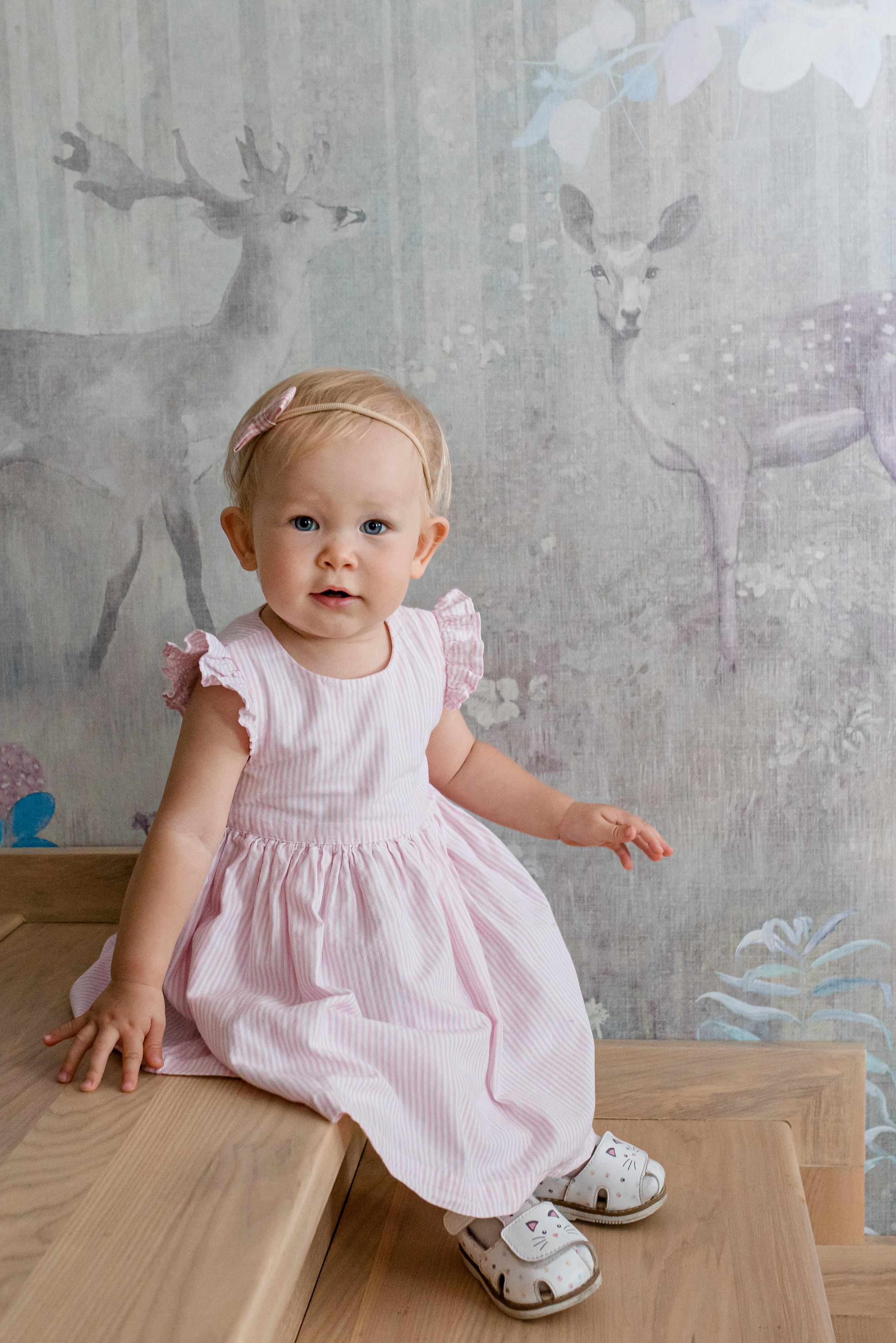 Арина, 1 годик (домашняя фотосессия). Фотограф новорожденных в Екатеринбурге Лена Ильина