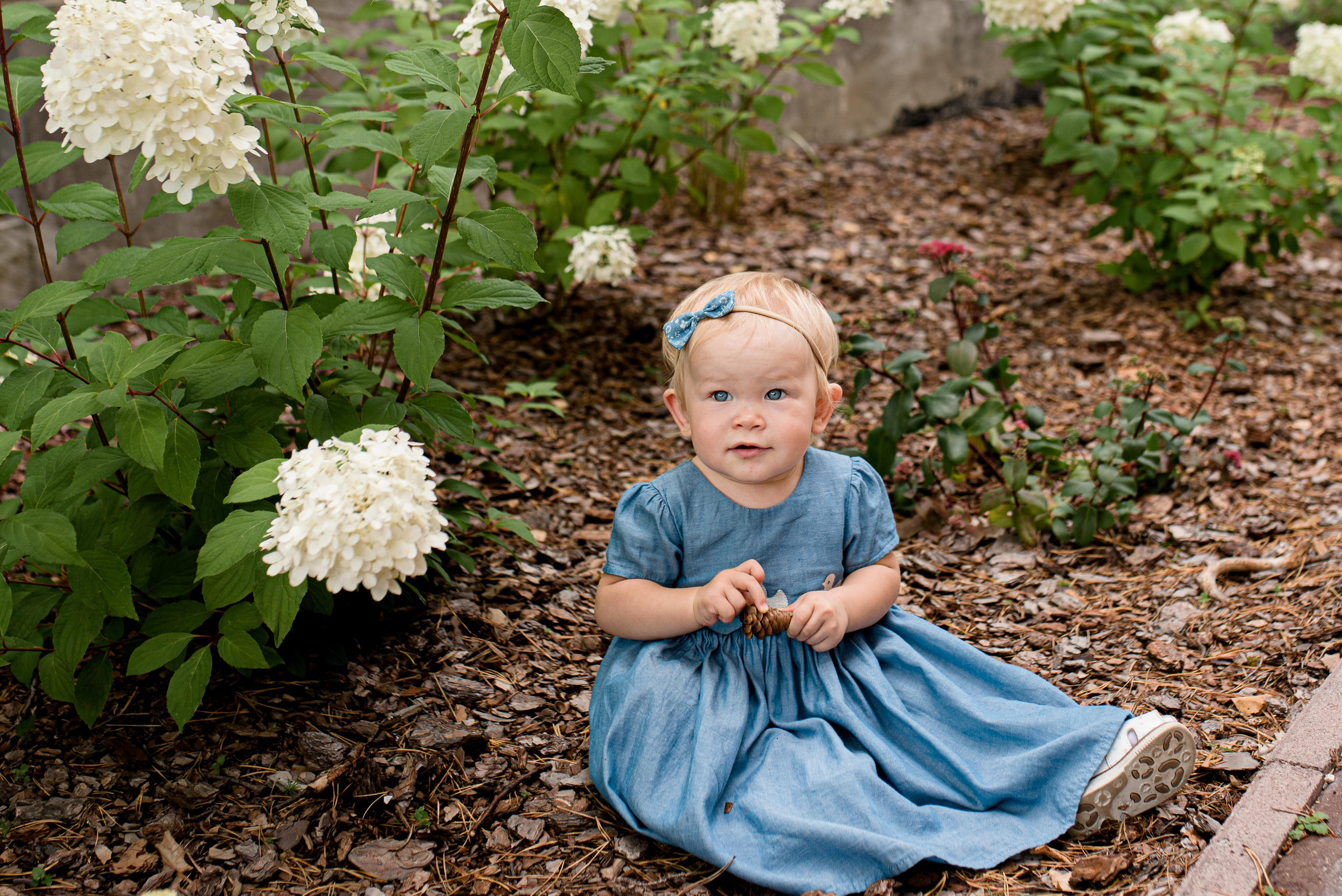 Арина, 1 годик (домашняя фотосессия). Фотограф новорожденных в Екатеринбурге Лена Ильина