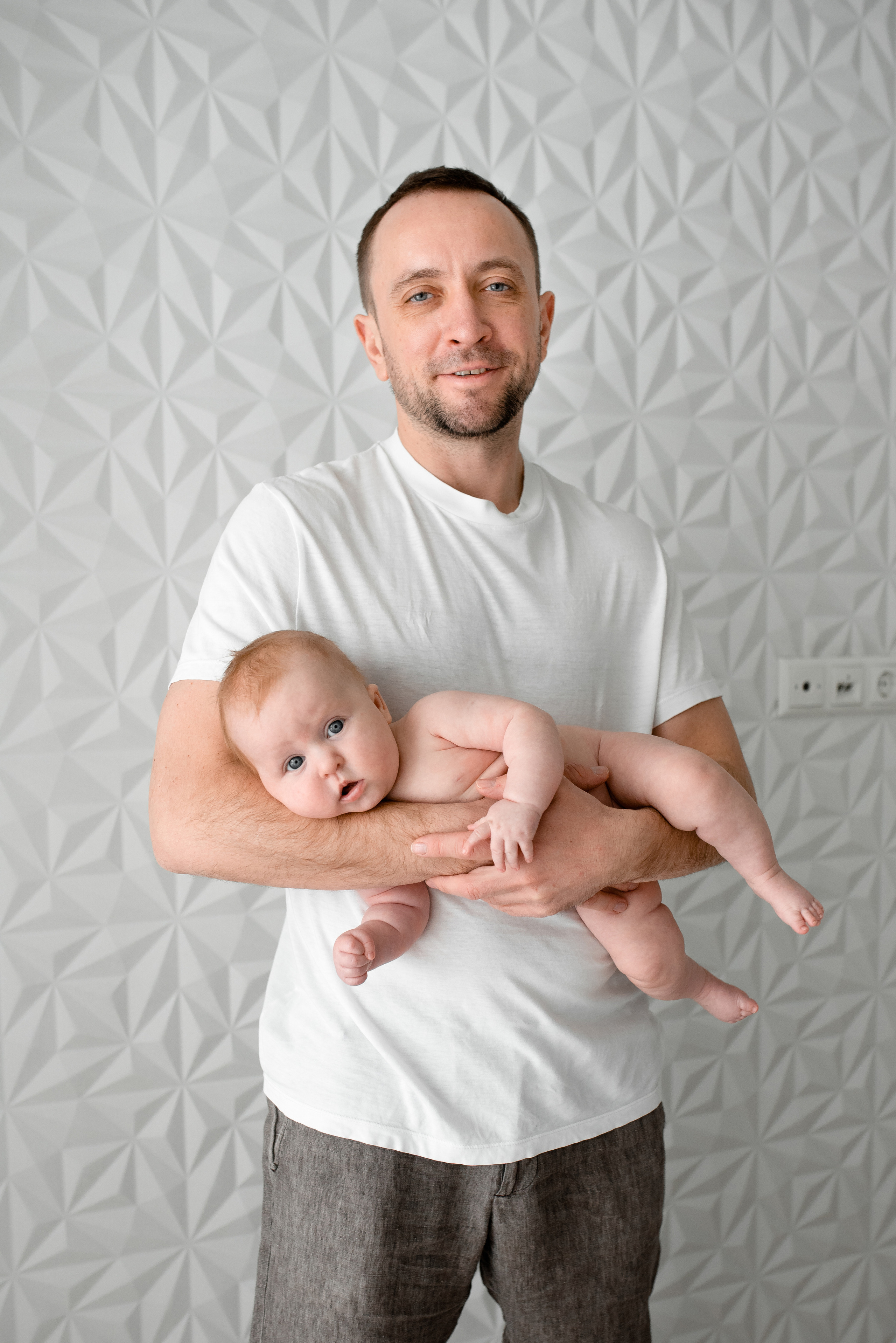 Александра, 3 месяца (домашняя фотосессия в стиле Lifestyle). Фотограф новорожденных в Екатеринбурге Лена Ильина