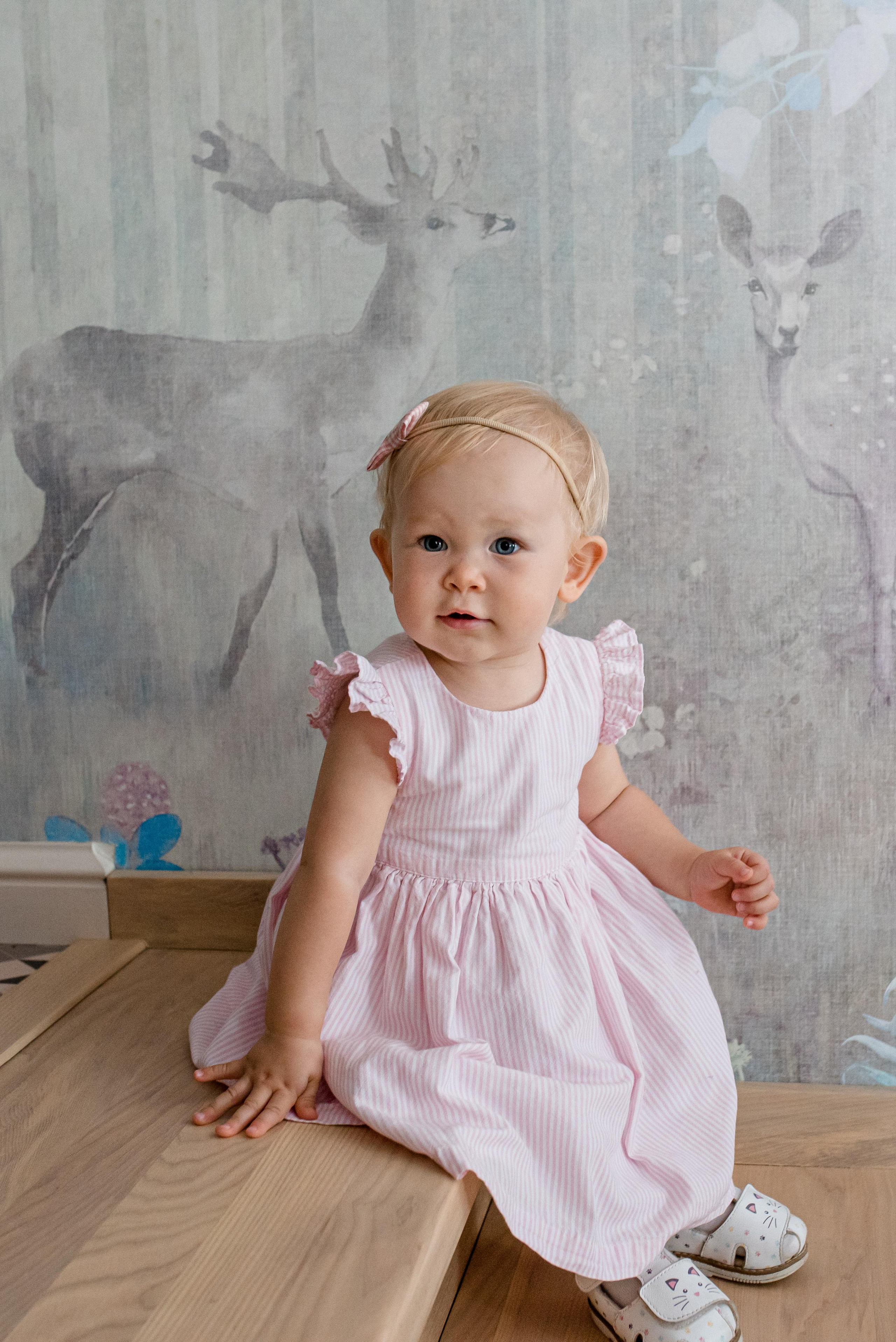 Арина, 1 годик (домашняя фотосессия). Фотограф новорожденных в Екатеринбурге Лена Ильина