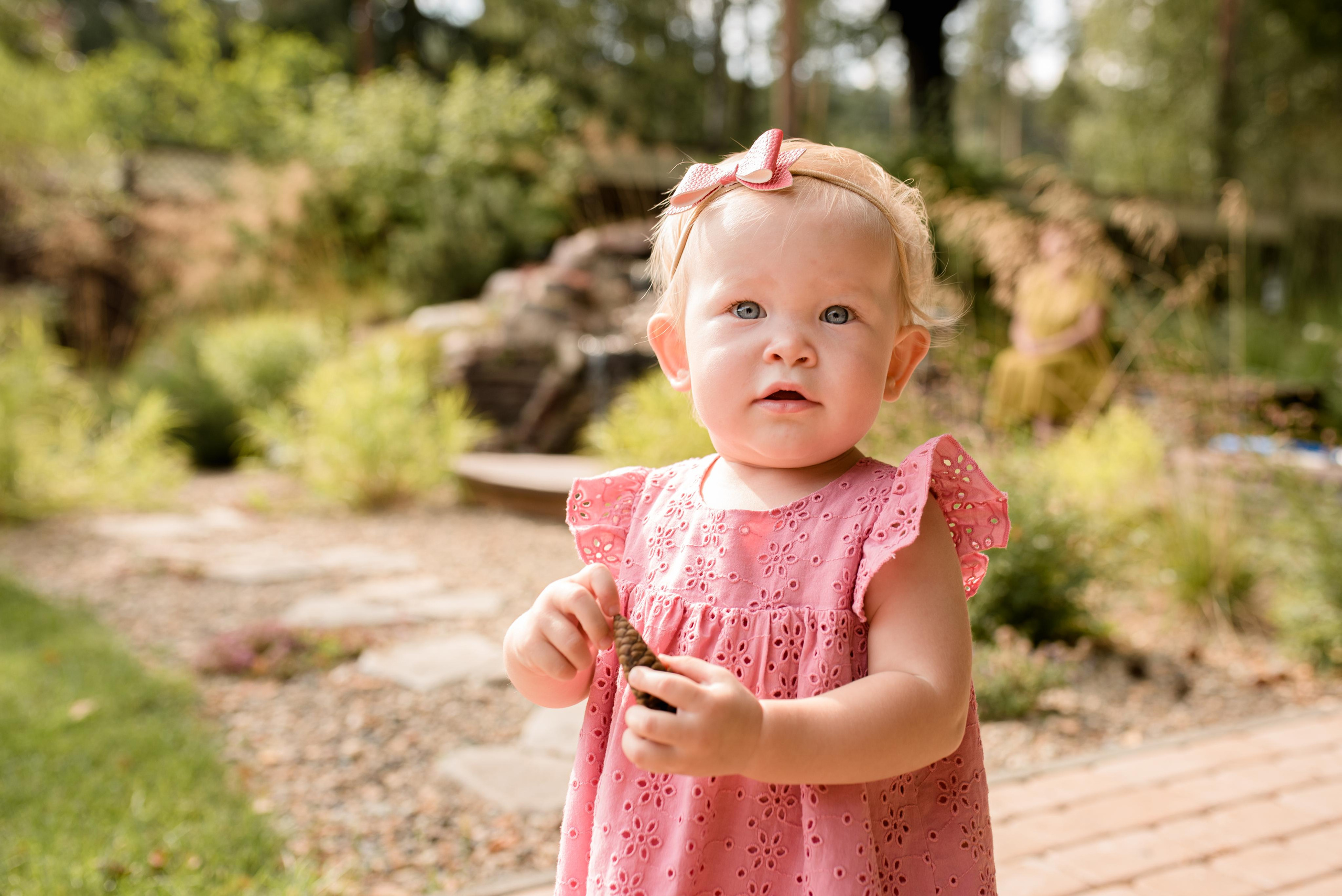 Арина, 1 годик (домашняя фотосессия). Фотограф новорожденных в Екатеринбурге Лена Ильина