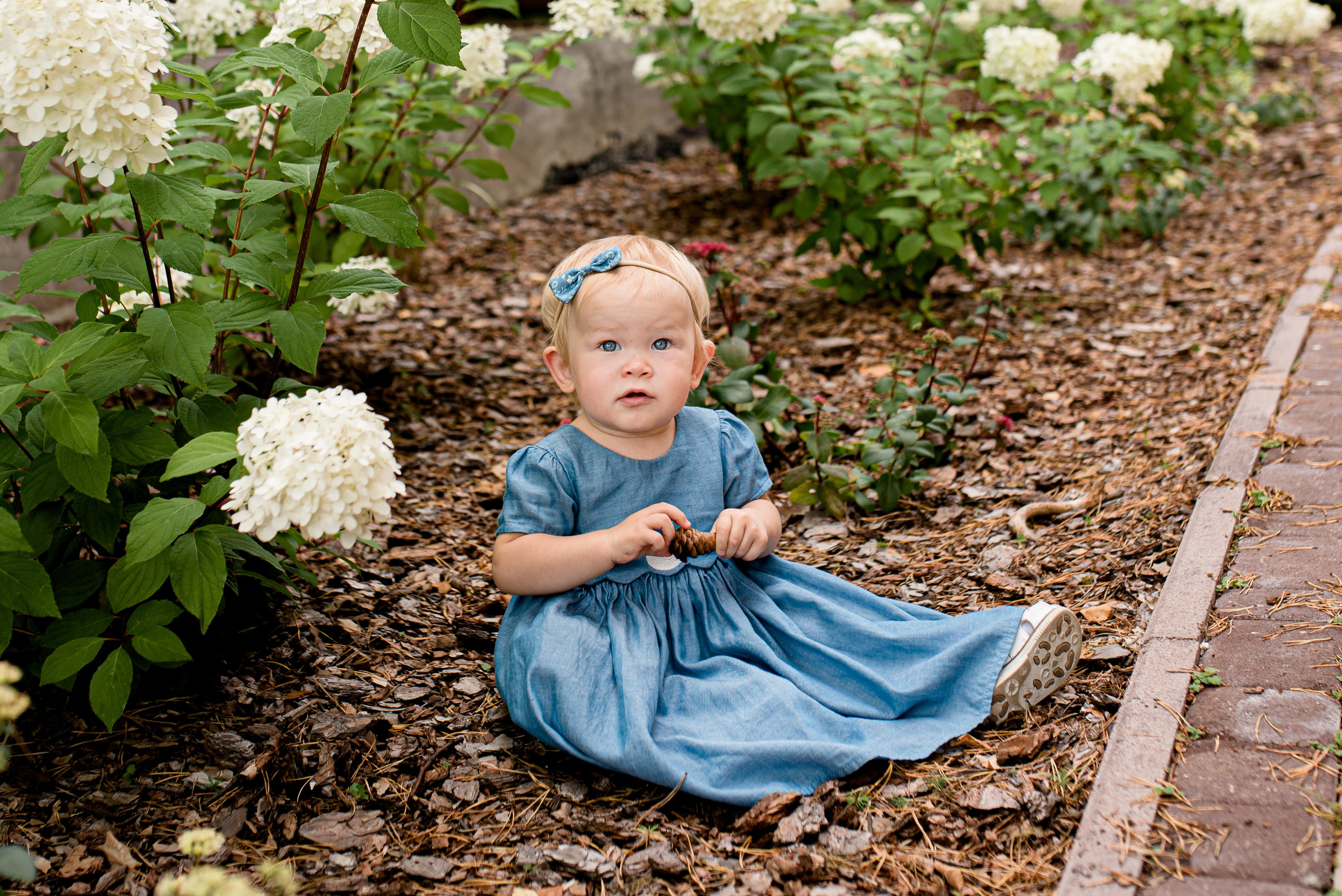 Арина, 1 годик (домашняя фотосессия). Фотограф новорожденных в Екатеринбурге Лена Ильина