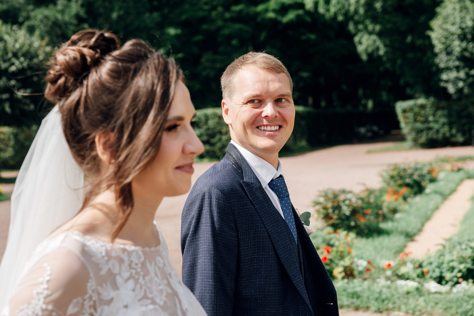 Свадебная фотосессия в усадьбе Кусково. Сергей Гладков свадебный фотограф в Москве