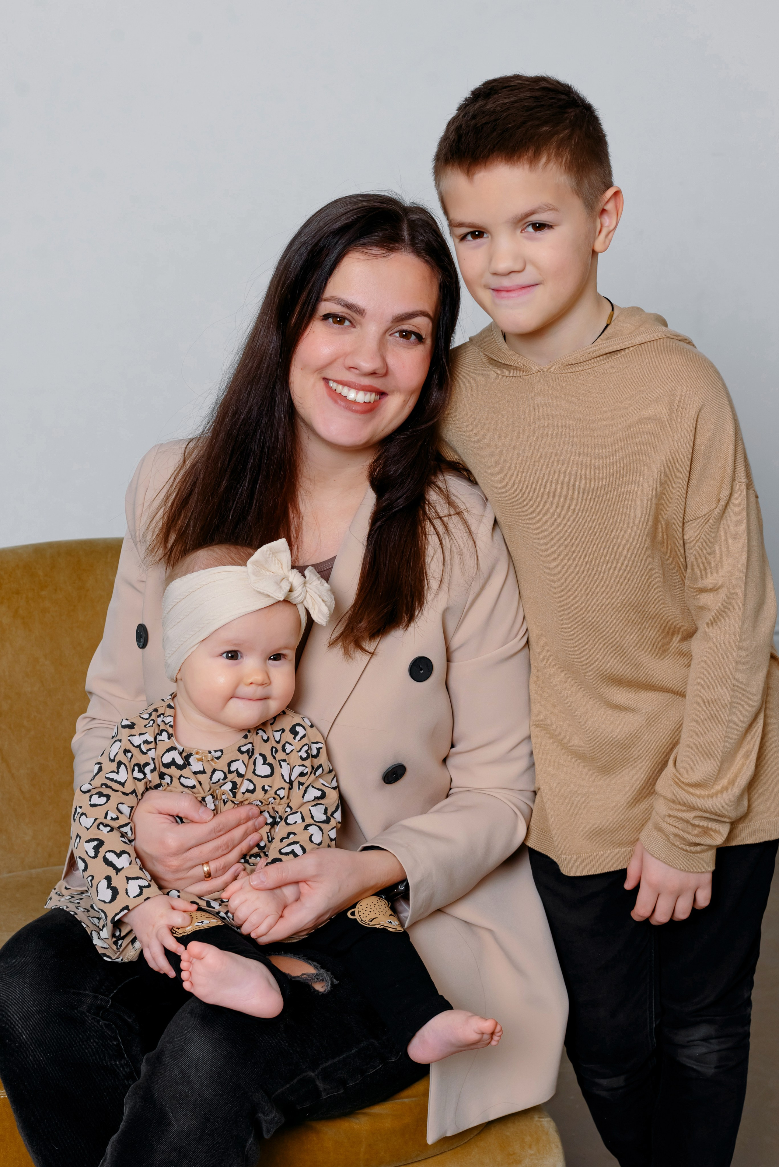 Фотосессия большой семьи. Фотограф Юлия Кондратьева