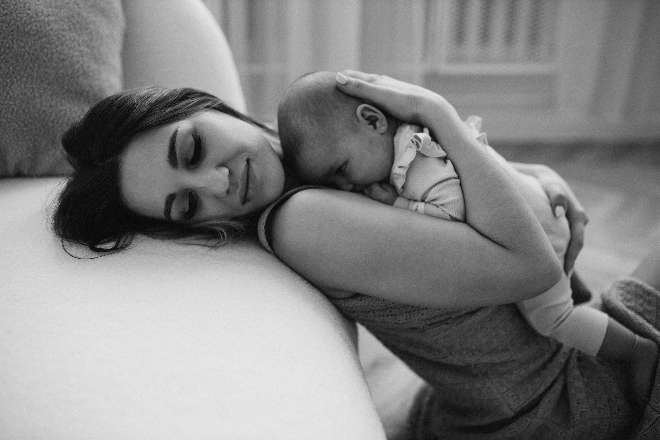 чувственная фотосессия для мамы с малышкой Самара