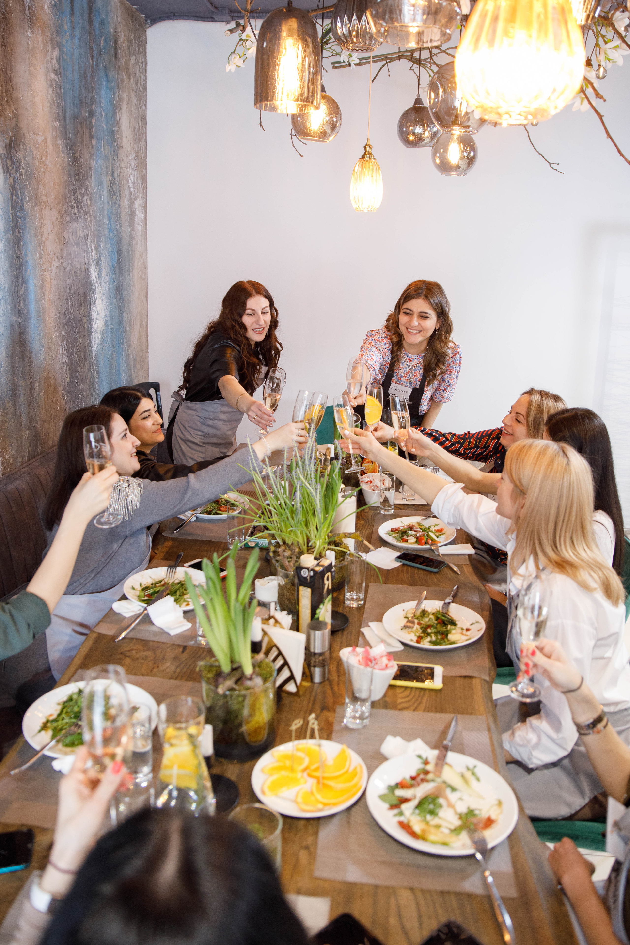 ДР Оксаны. Вилка Кулинарная студия. Фотограф Андрей Баксов