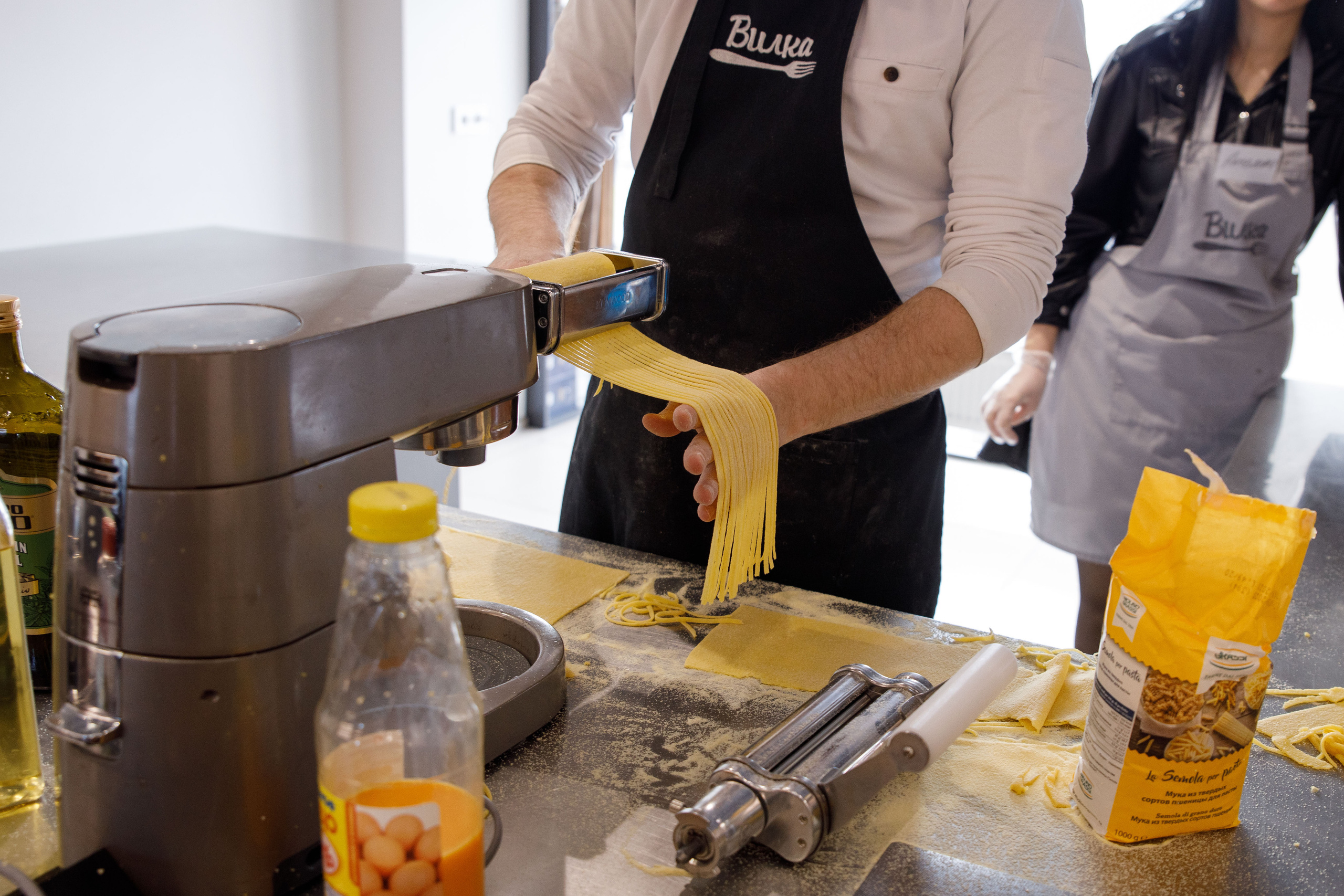 ДР Оксаны. Вилка Кулинарная студия. Фотограф Андрей Баксов