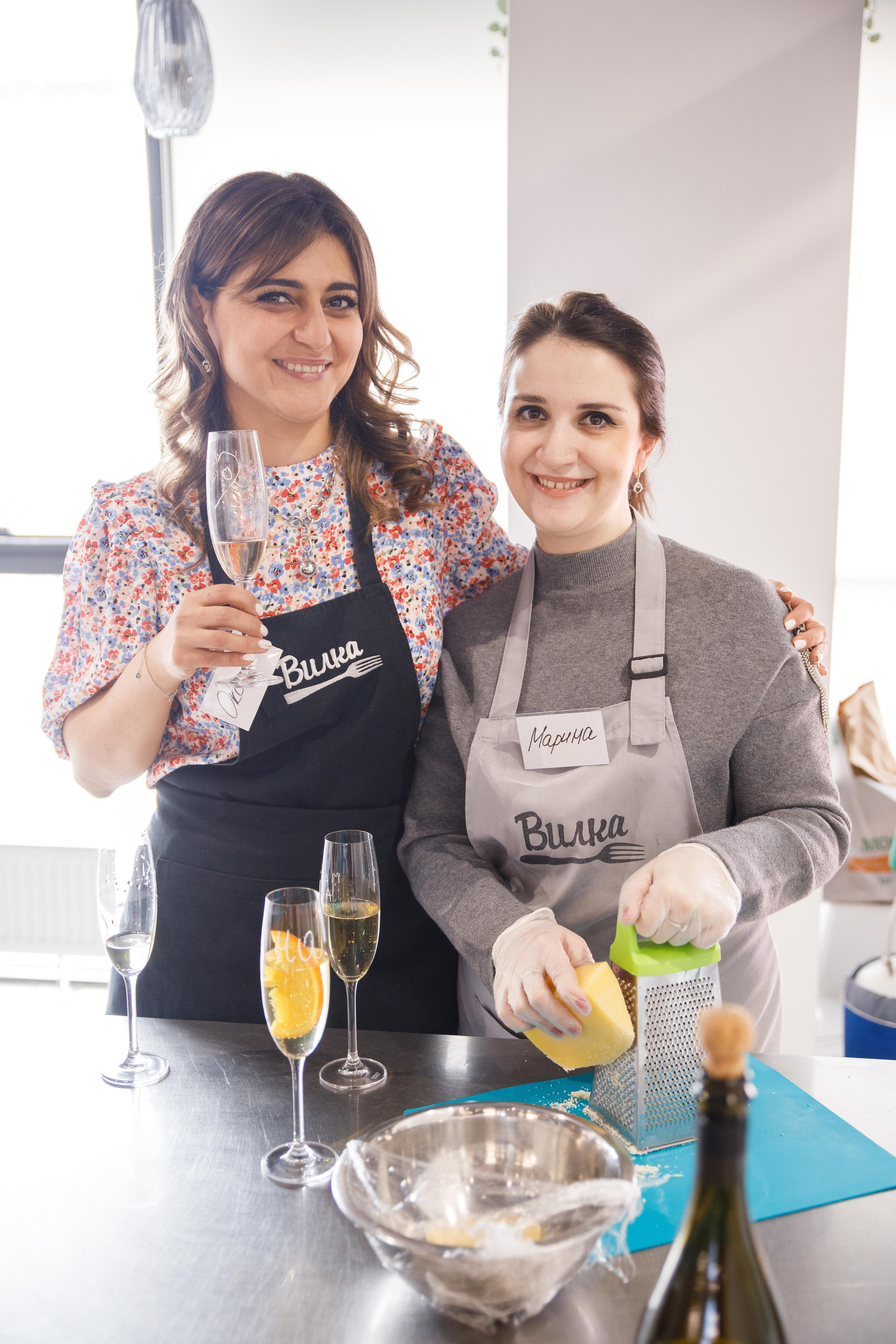 ДР Оксаны. Вилка Кулинарная студия. Фотограф Андрей Баксов