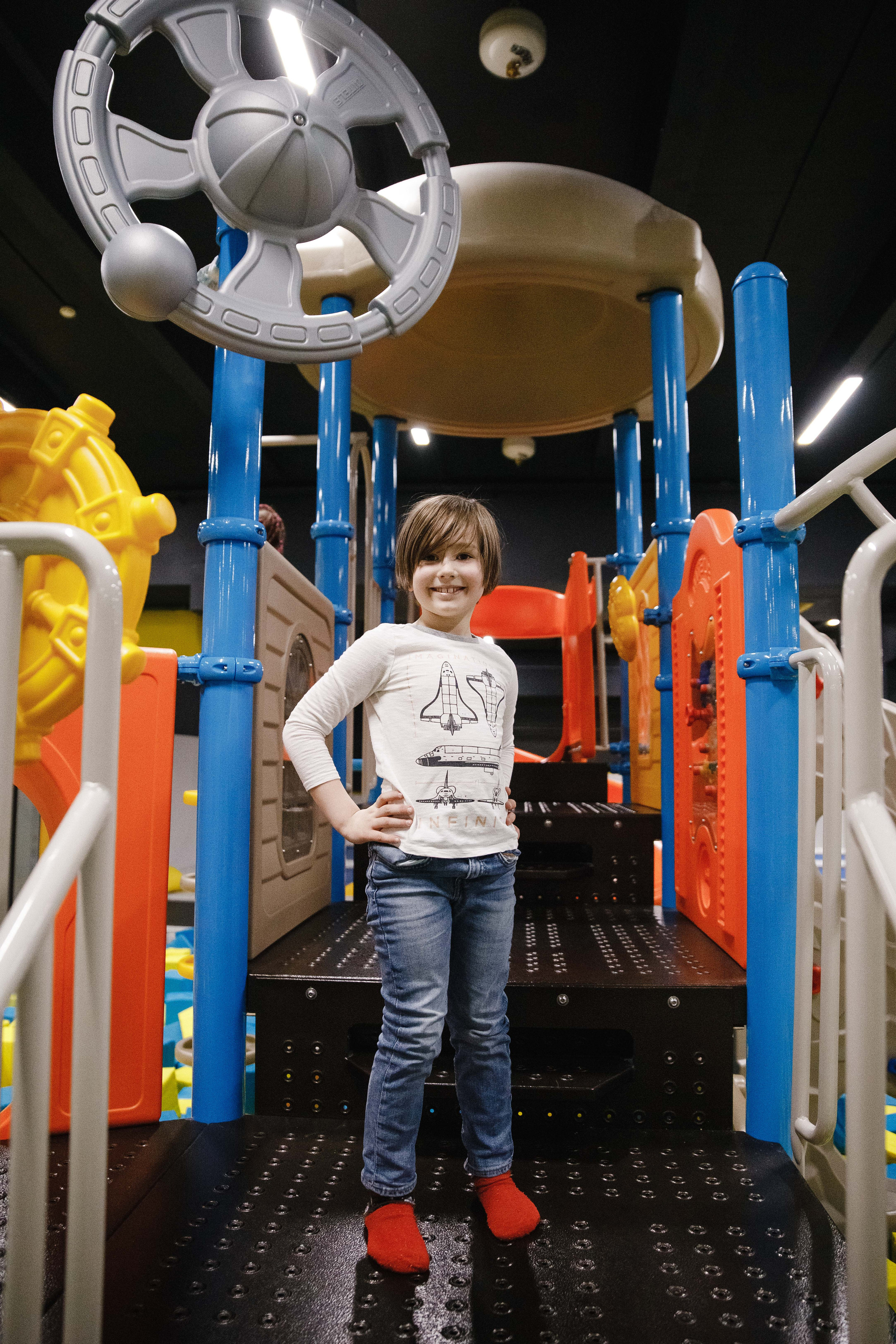 ДР Ильи. Fly zone. Батутный центр. Фотограф Андрей Баксов