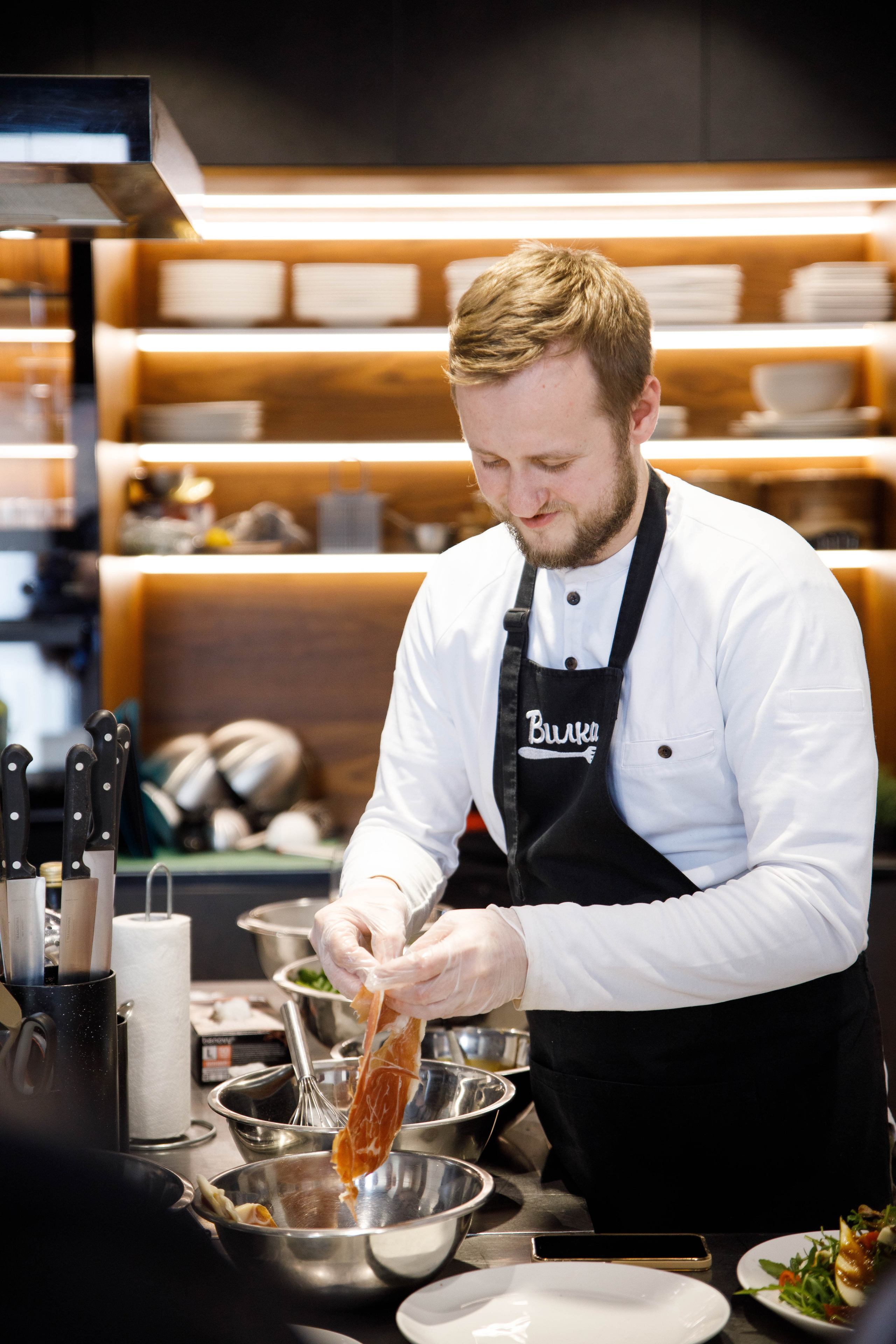 ДР Оксаны. Вилка Кулинарная студия. Фотограф Андрей Баксов