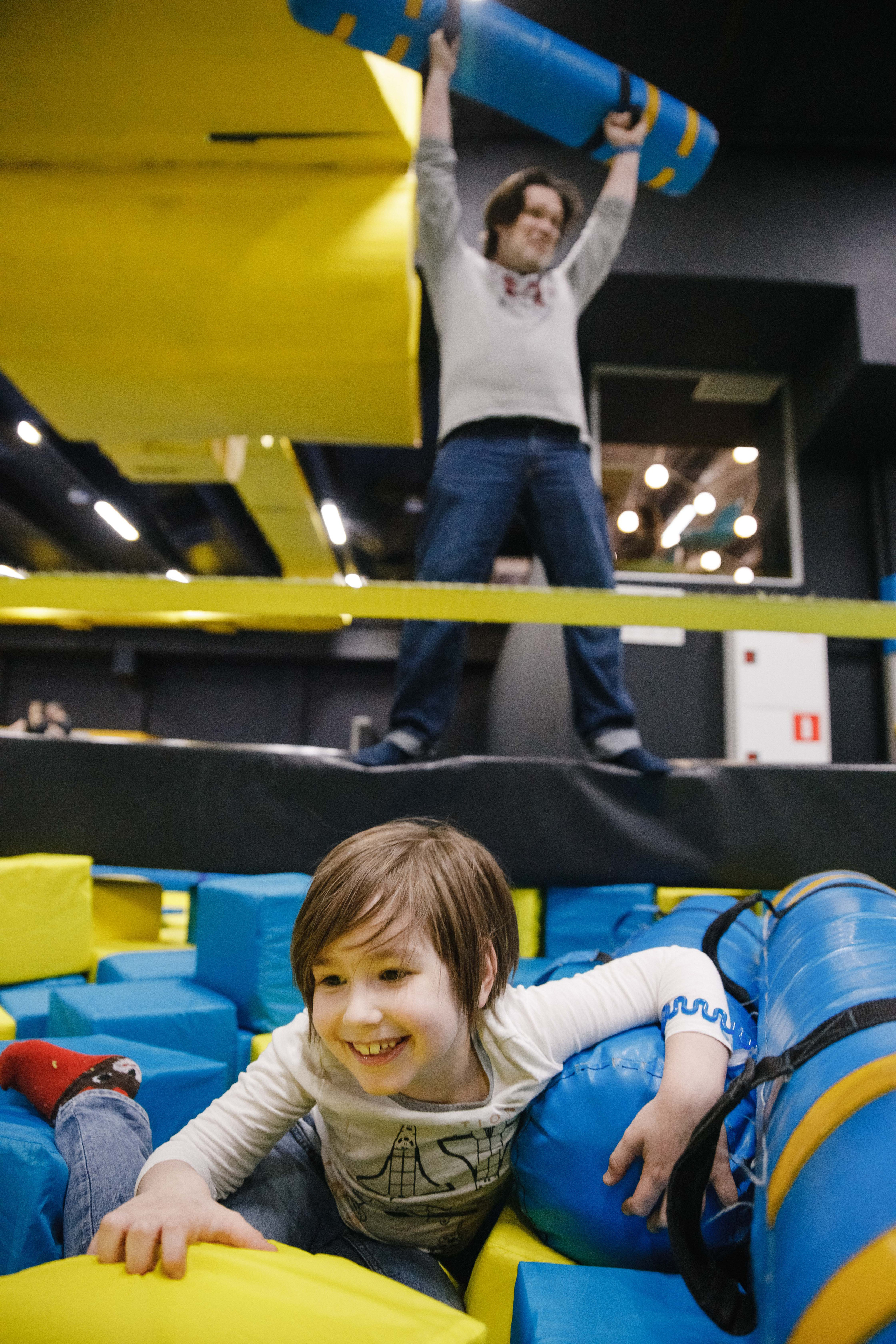 ДР Ильи. Fly zone. Батутный центр. Фотограф Андрей Баксов