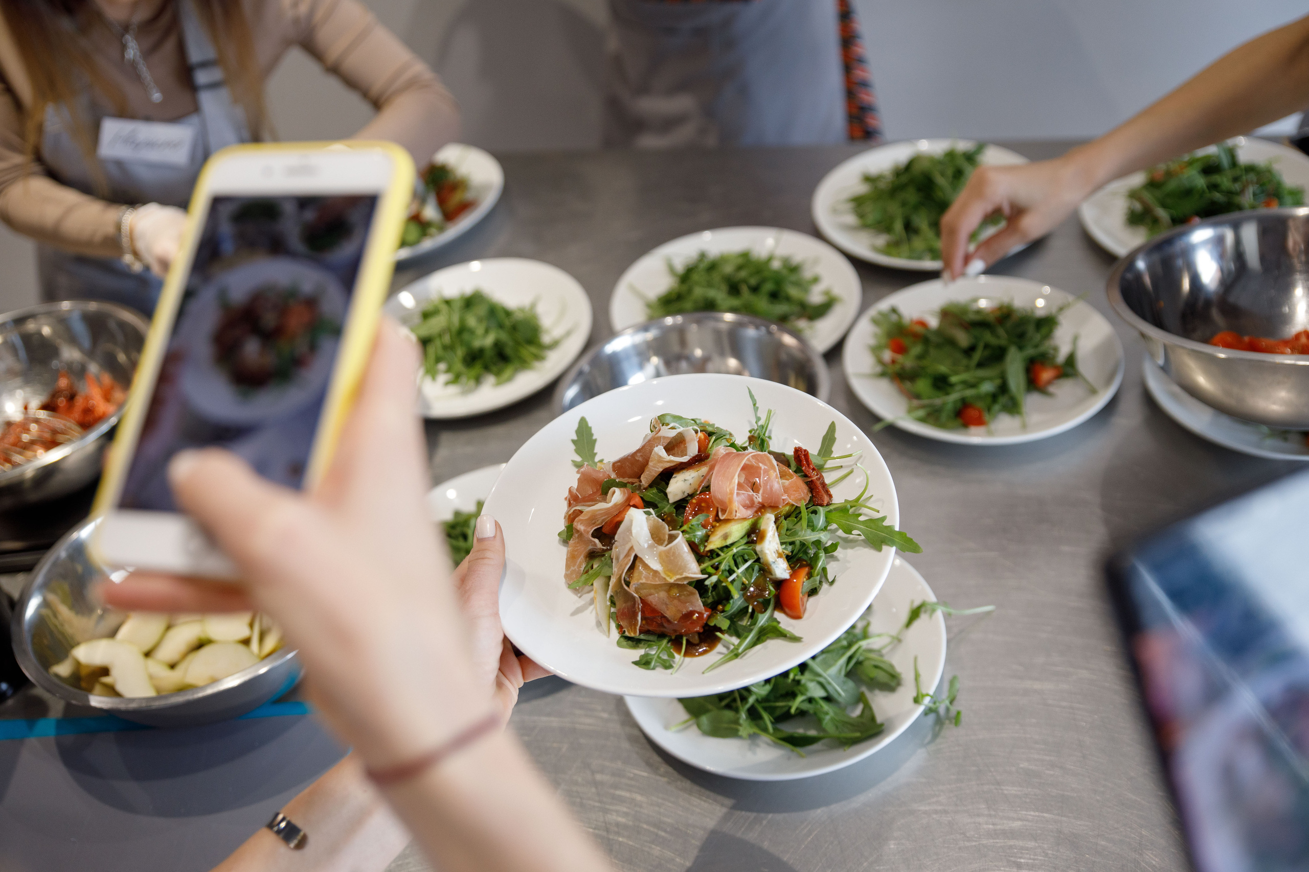 ДР Оксаны. Вилка Кулинарная студия. Фотограф Андрей Баксов