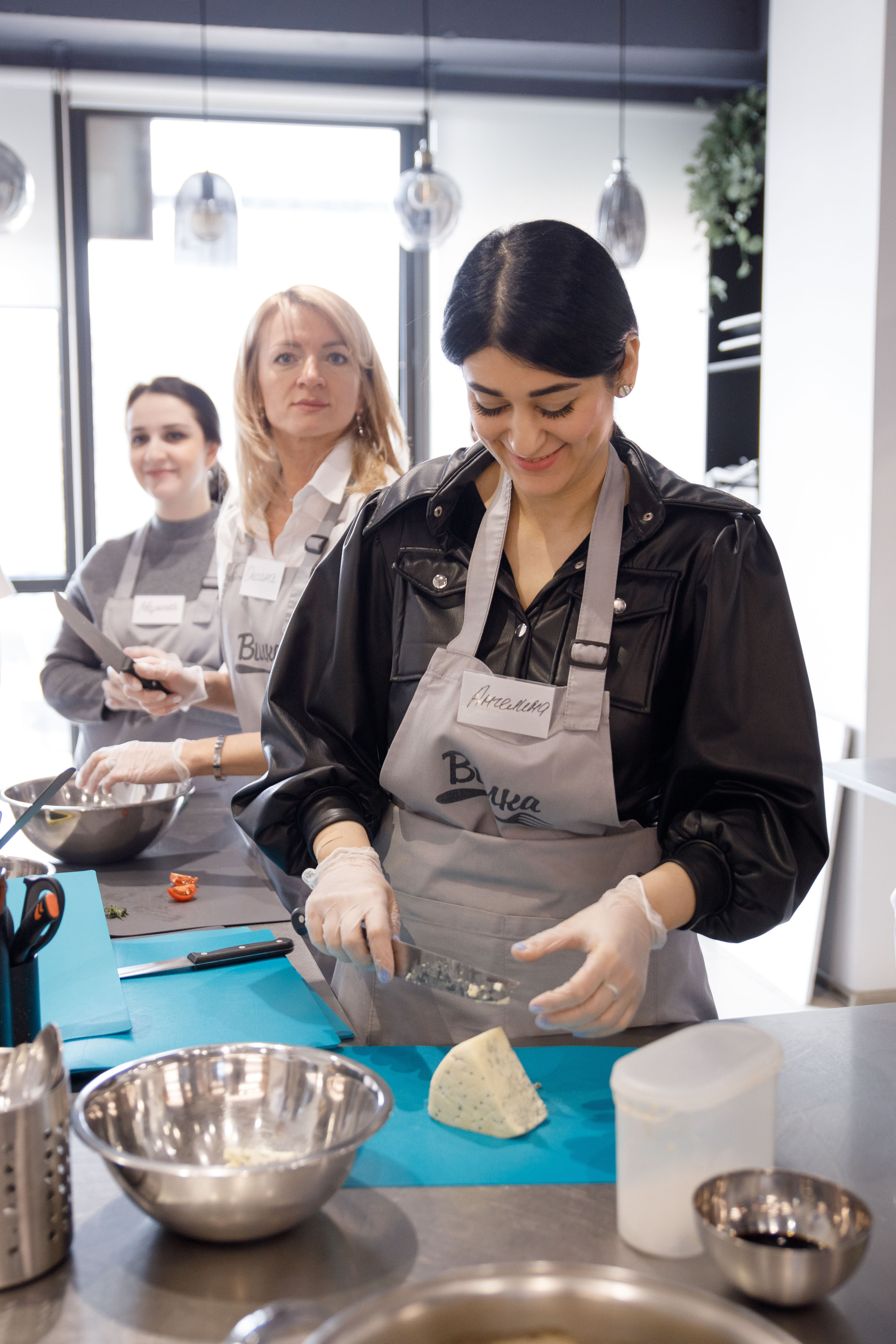 ДР Оксаны. Вилка Кулинарная студия. Фотограф Андрей Баксов