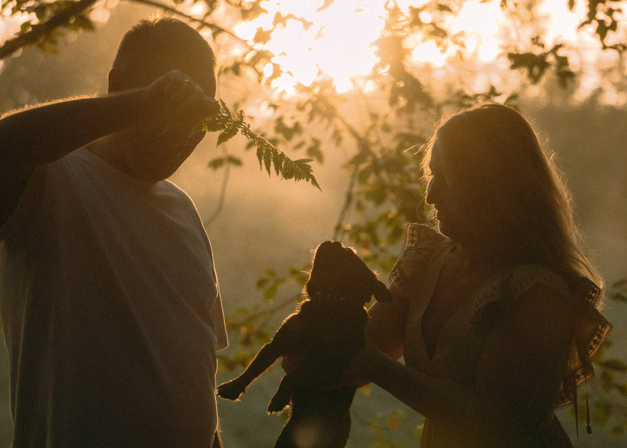 Оксана, Кирилл и Кеша. Фотограф-анималист Ксения Воробьева, Москва