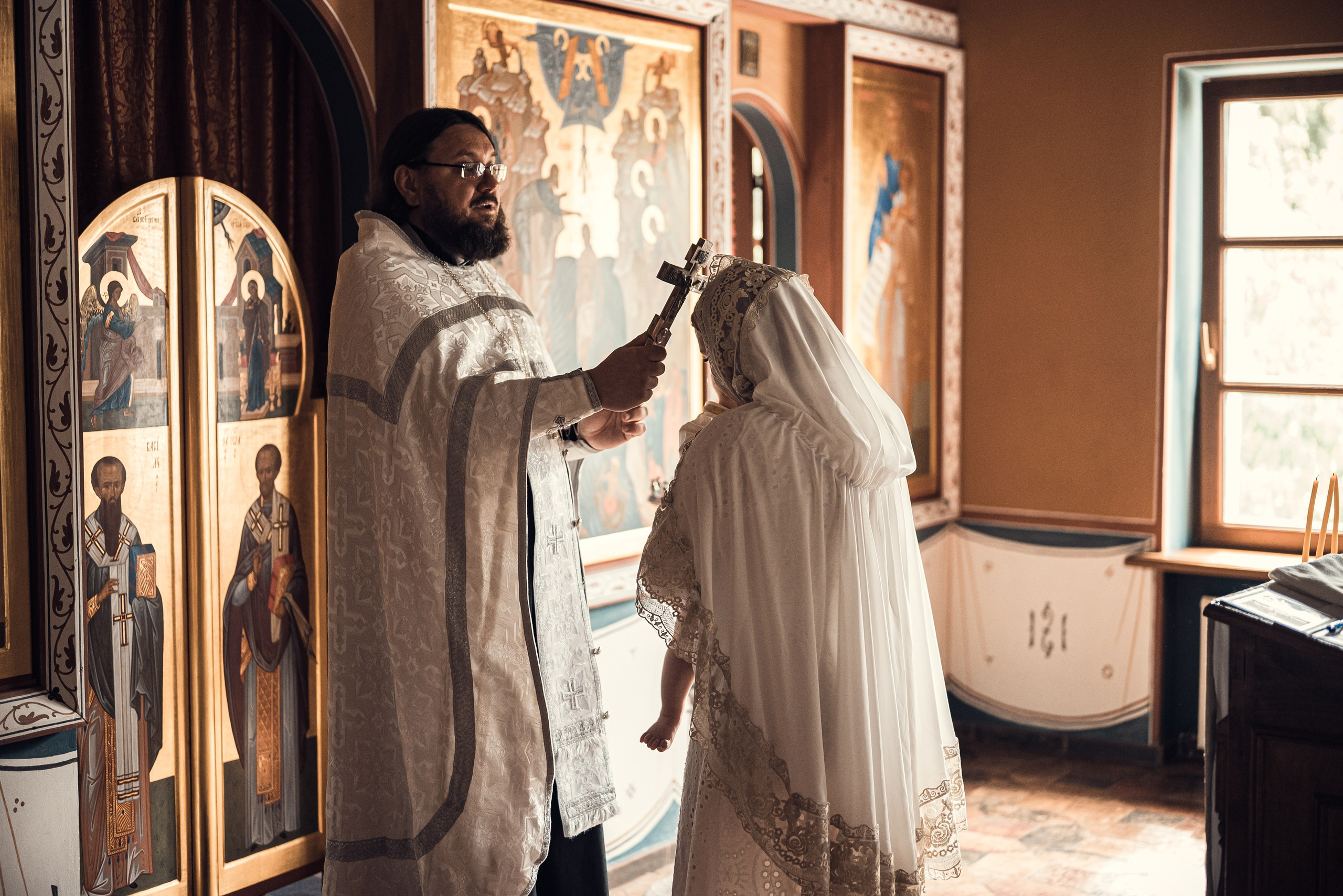 Крещение Александра. Семейный и детский фотограф Москва