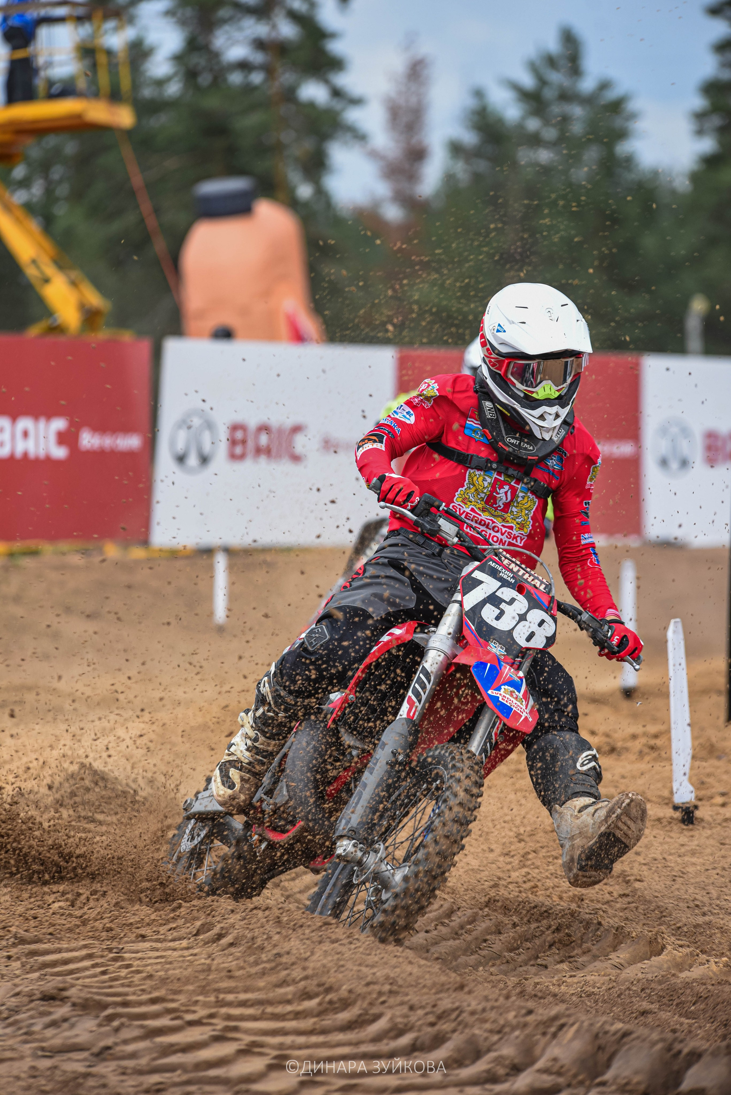 4 этап Winline чемпионата России по суперкроссу. Мотофотограф в Нижнем Новгороде Динара Зуйкова