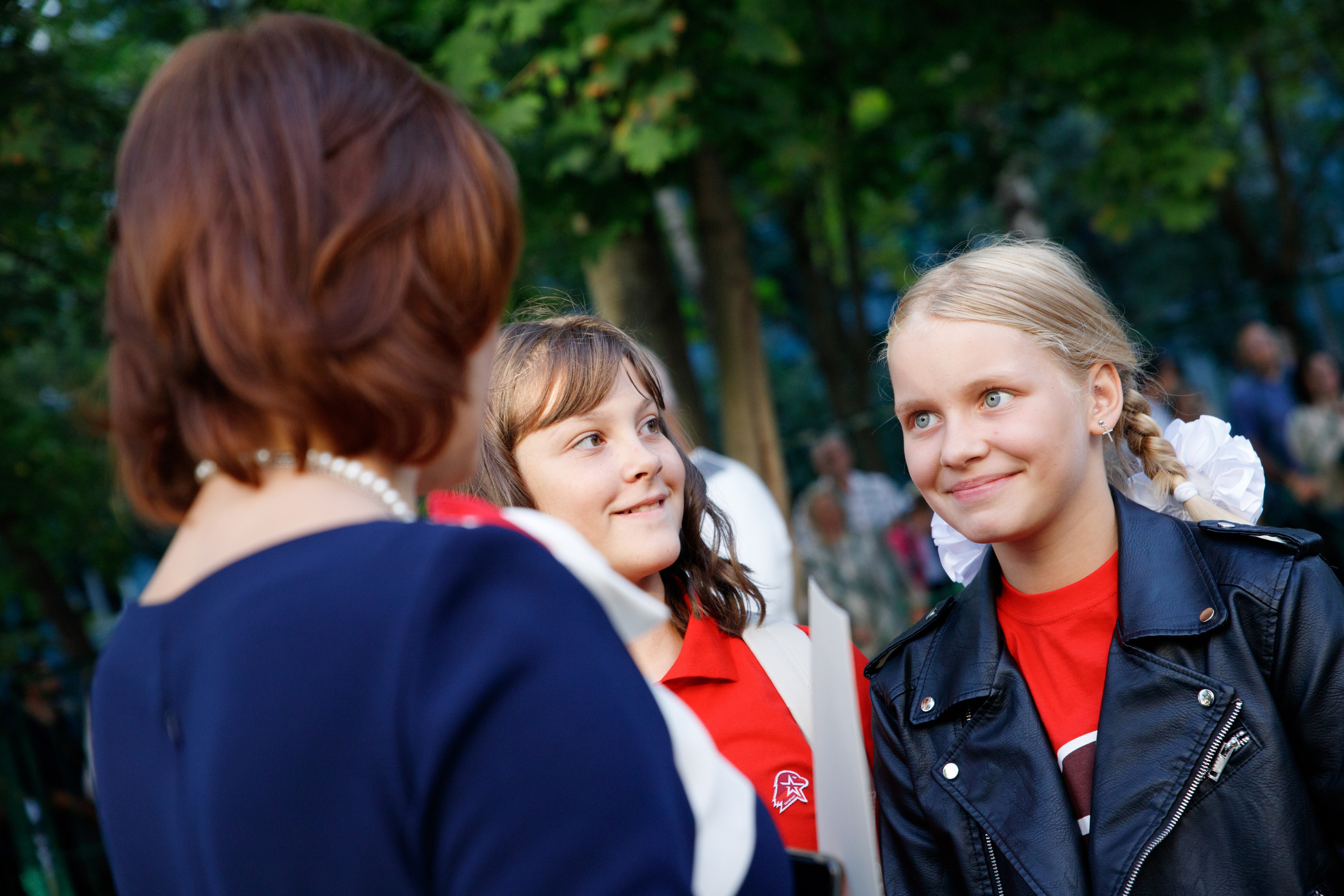 Репортажная съемка первого сентября для первоклассников. Семейный и школьный фотограф в Москве Анна Ткач