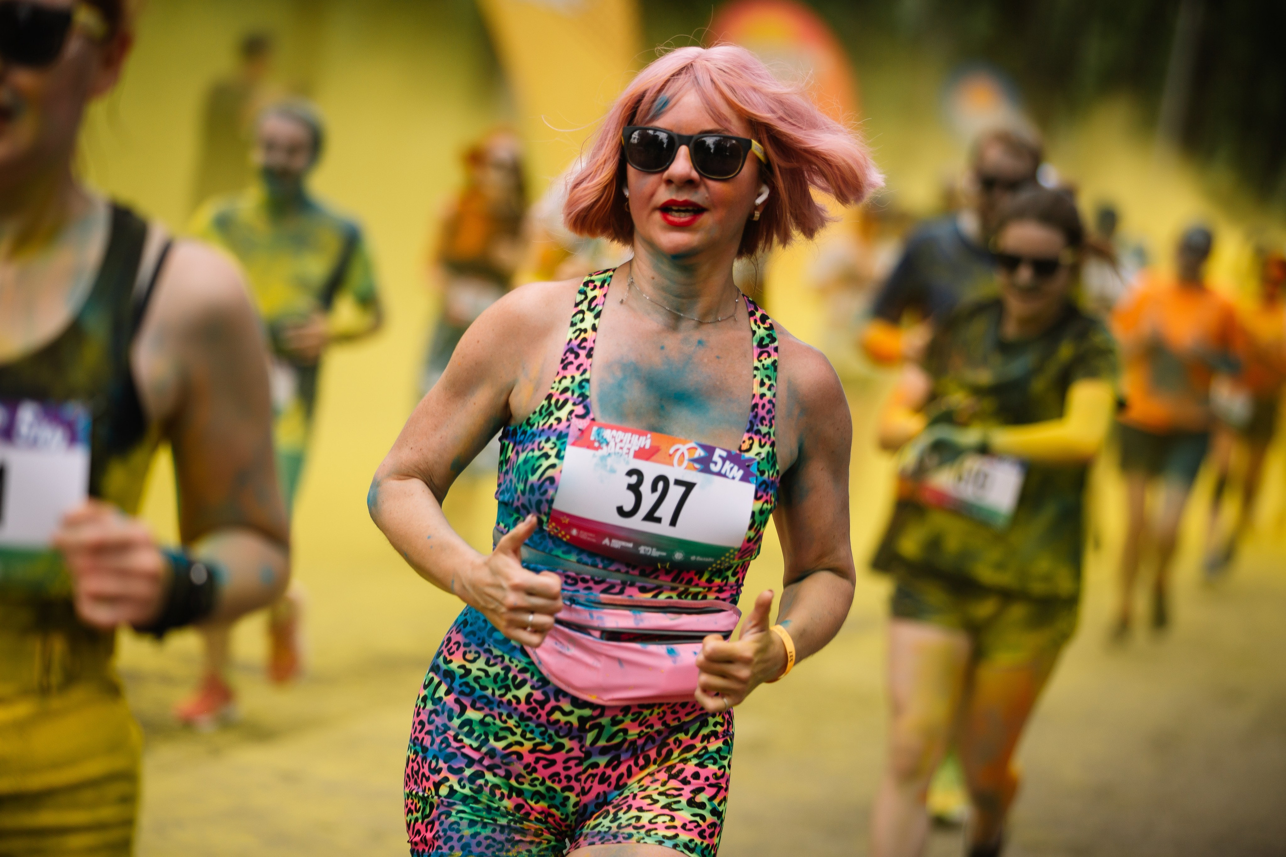 Красочный забег. Свадебный Семейный Репортажный фотограф в Москве