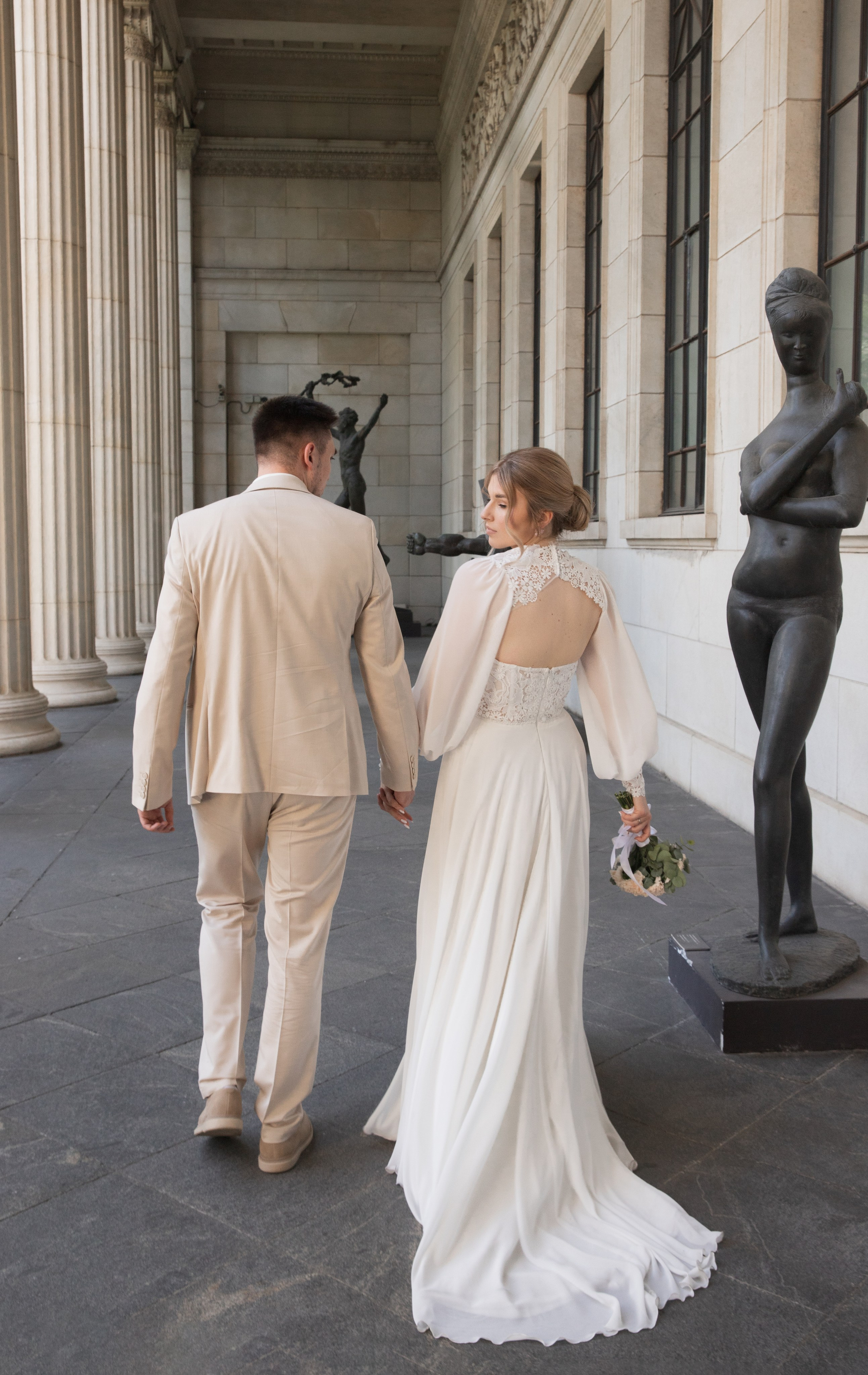 Националь + Пушкинский музей. Свадебный и портретный фотограф в Москве Мария Кравченко