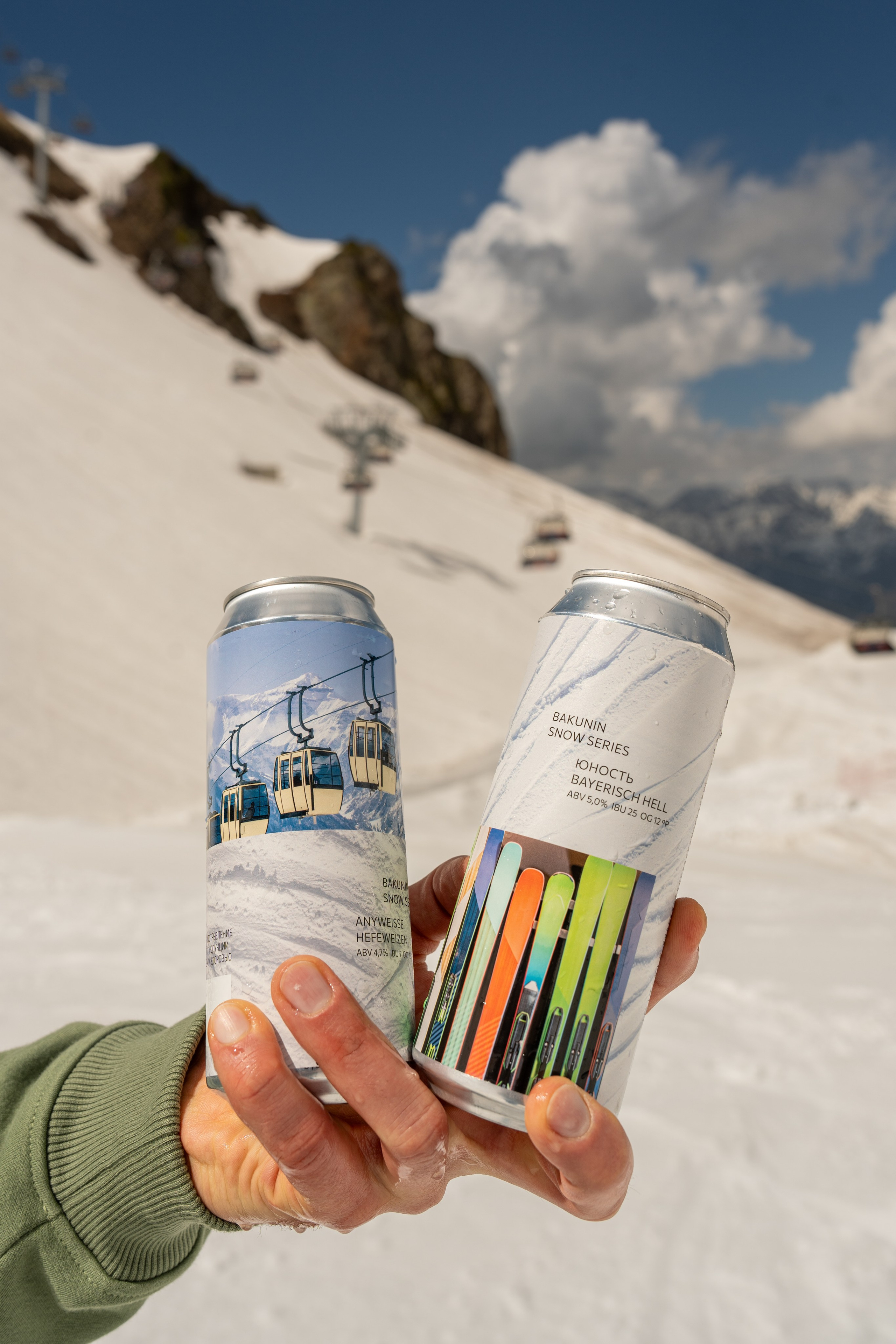 Контент съемка для пивоваренной компании Бакунин. Репортажный фотограф в Красной Поляне и Сочи Павлюченко Екатерина