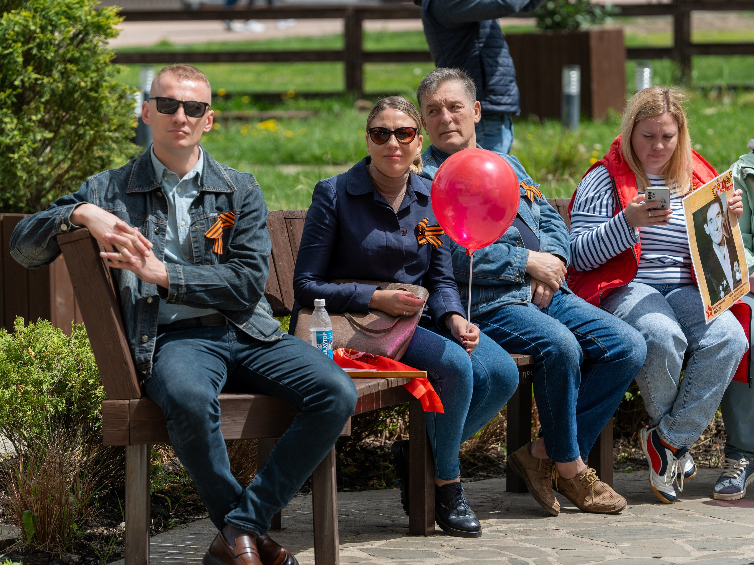 Шествие бессмертного полка 9 мая 2024 Rosa Springs. Репортажный фотограф в Красной Поляне и Сочи Павлюченко Екатерина