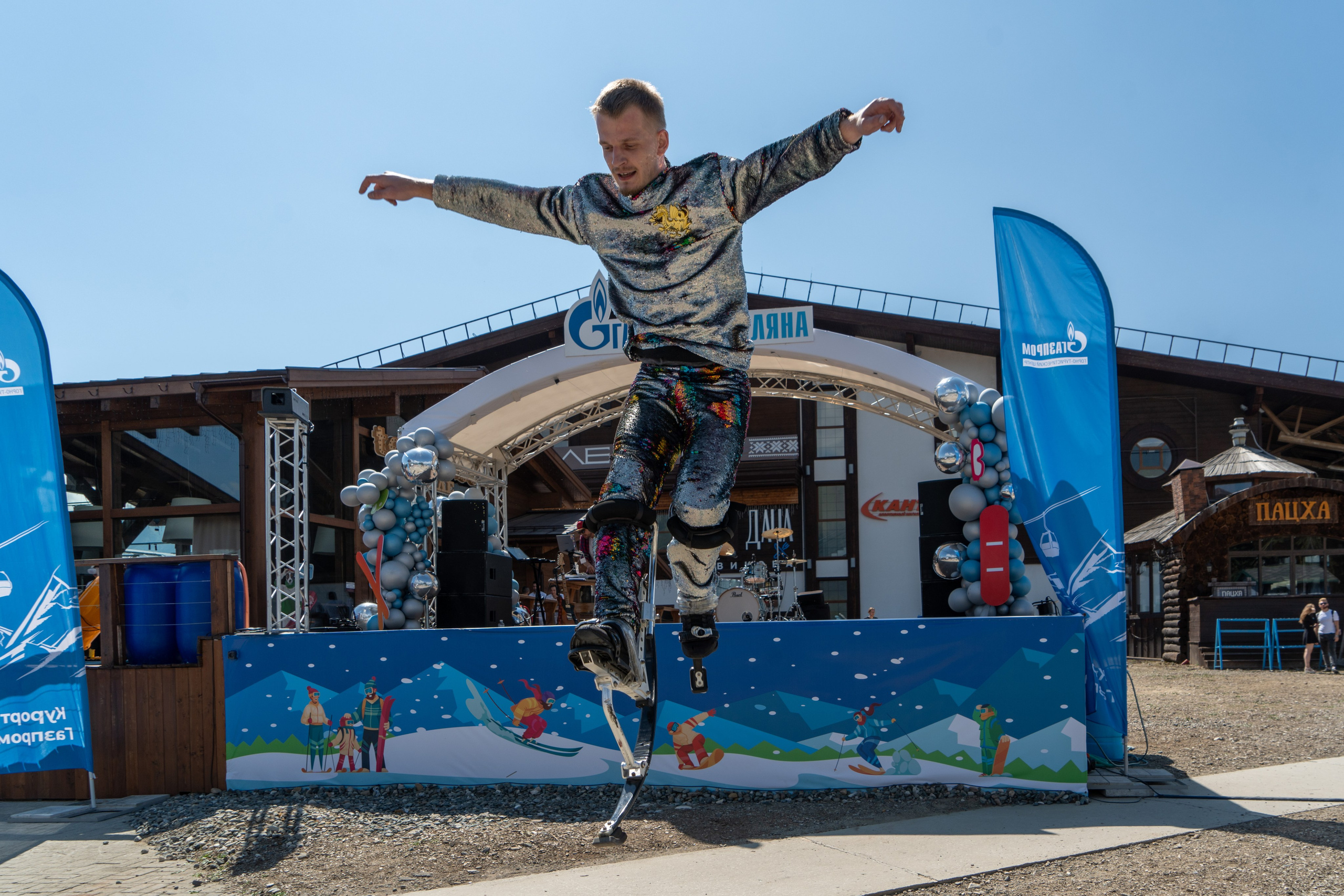 Мероприятие «Зима на за горами» на курорте Газпром Лаура. Репортажный фотограф в Красной Поляне и Сочи Павлюченко Екатерина