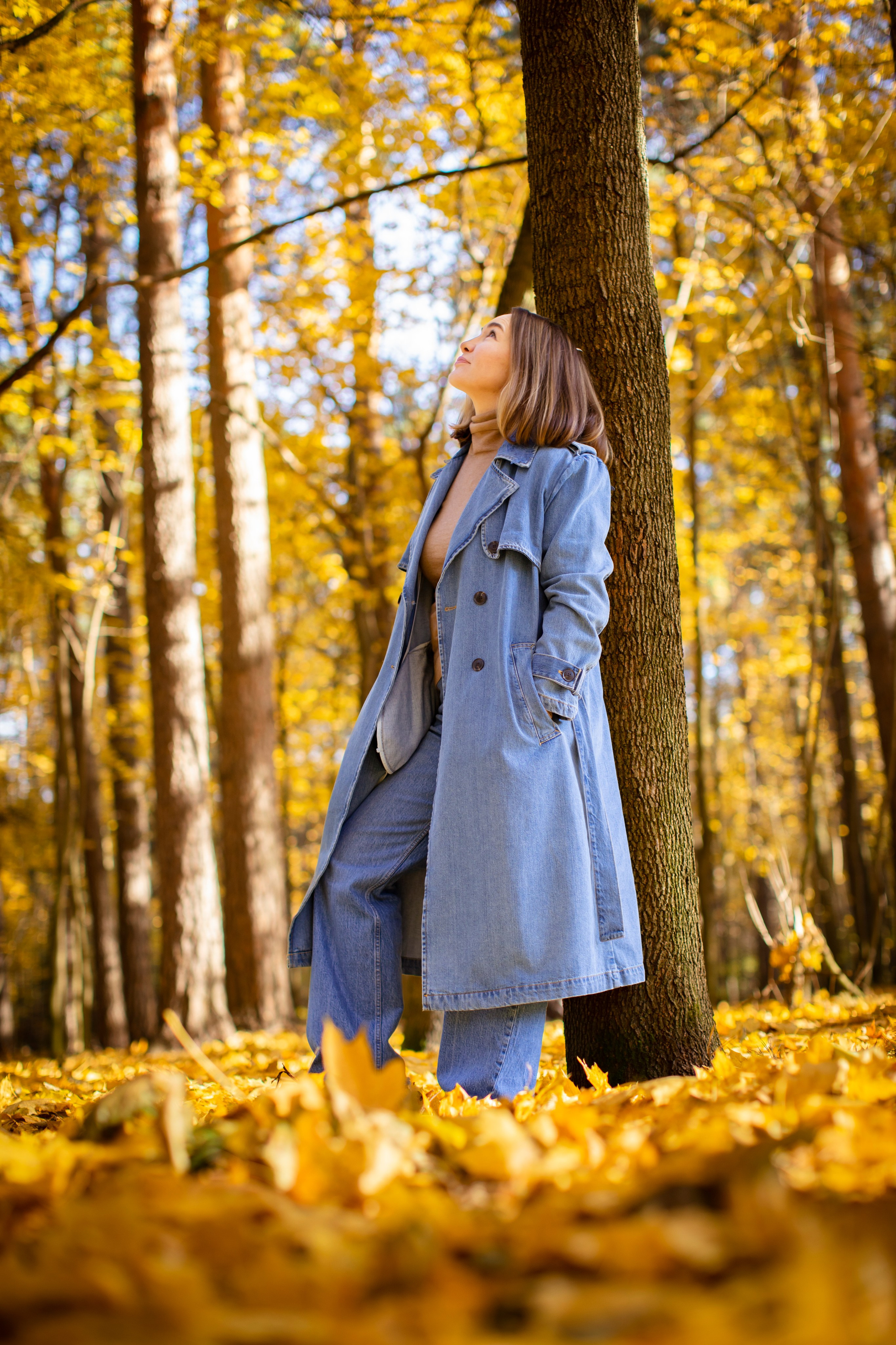 Елена и золотая осень. Фотограф Наталья Штукина