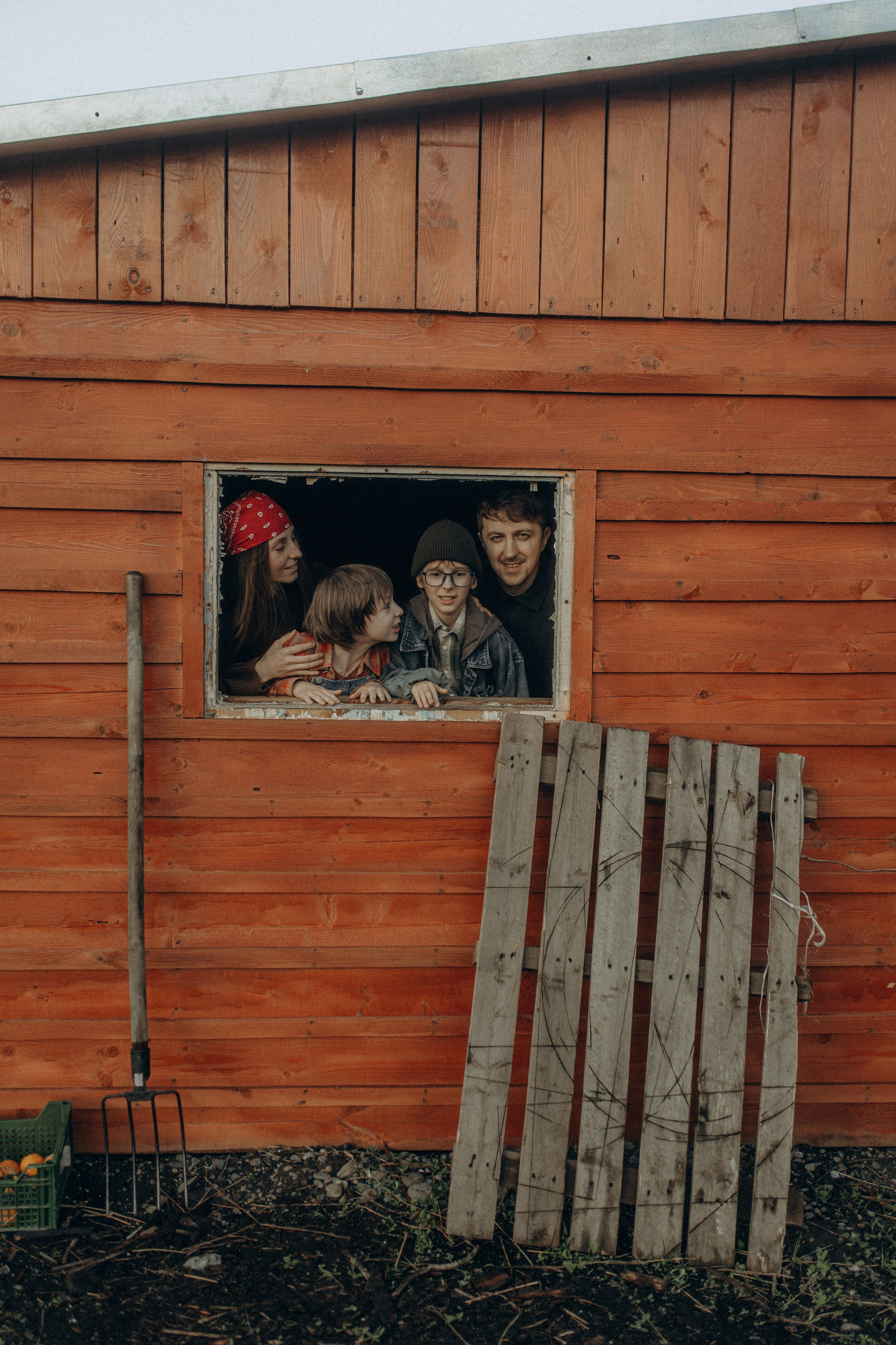Семейная фотосессия на ферме. Семейный и свадебный фотограф в Новосибирске/Бийске Екатерина Логинова