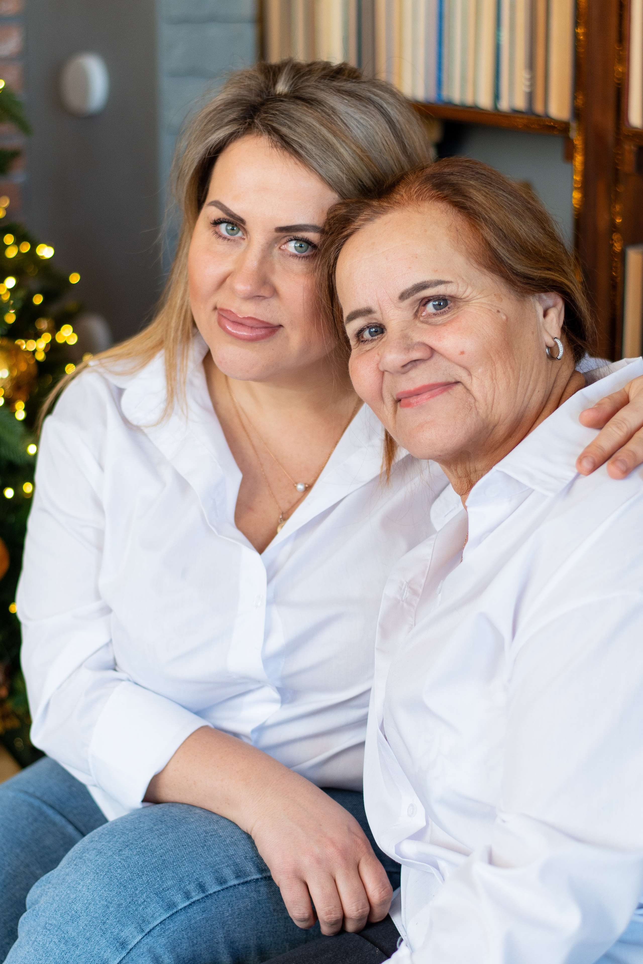 Оксана с семьей. Студийная съемка. Екатерина Бикбаева фотограф, видеограф, медиа-продюсер