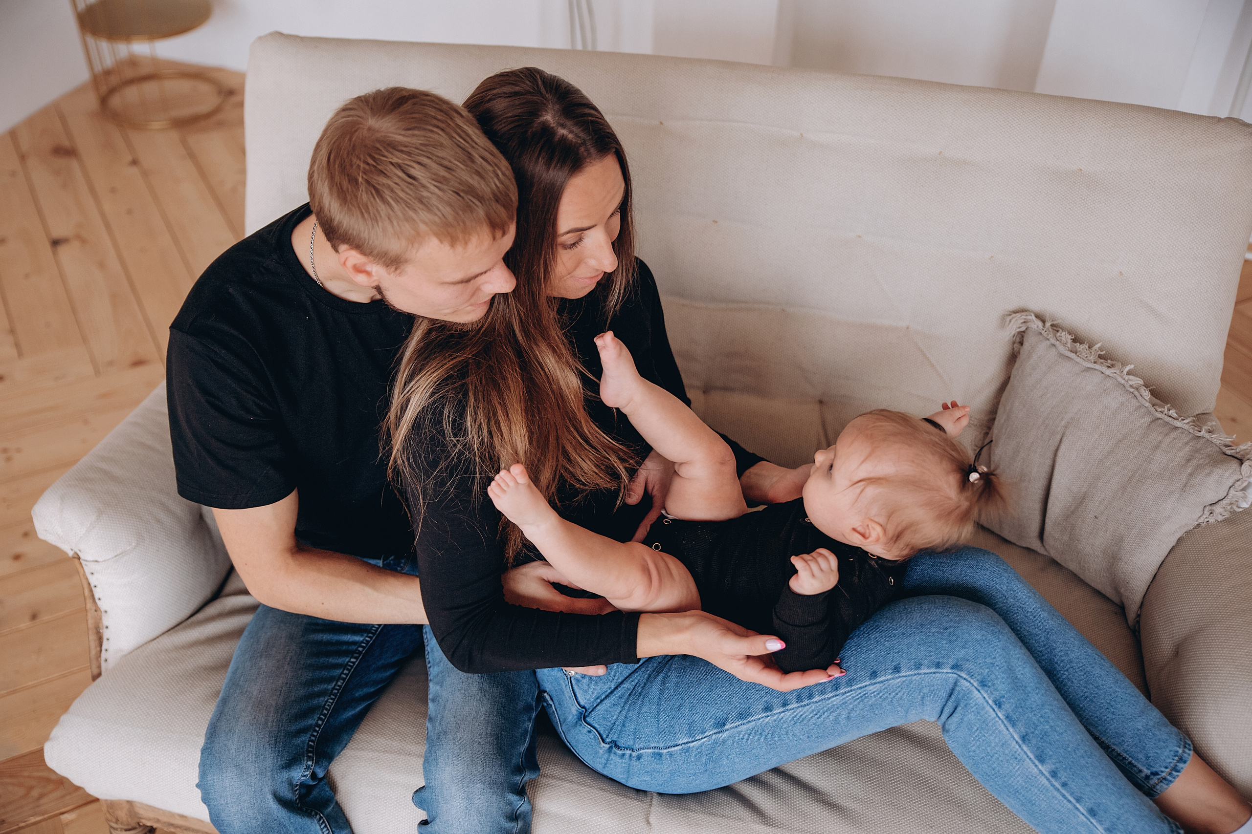 Фотосессия Иры, Паши и Валерии. Семейный фотограф Ярославль Екатерина Охлопкова